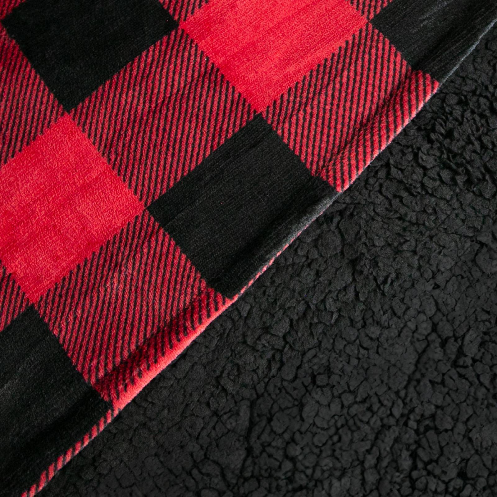 Sudadera Oversize Fit Afelpada y Calientita Baggy Cuadros.