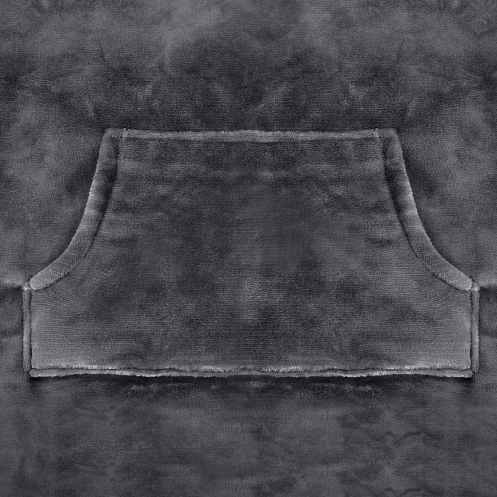 Sudadera Oversize Fit Afelpada y Calientita Baggy Gris.