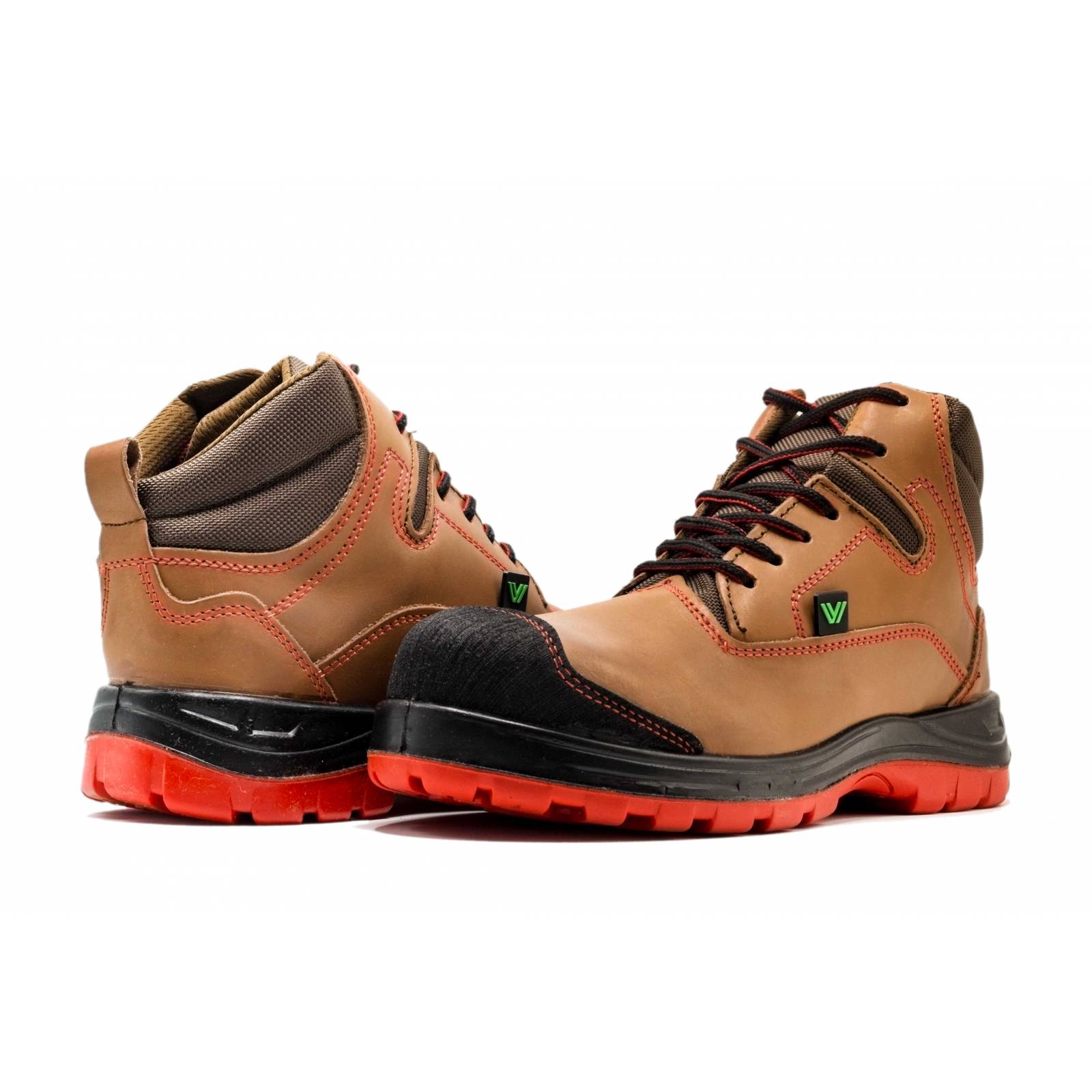 Van Vien Botas Piel Industriales Seguridad Trabajo Rudo Casquillo Policarbonato Dieléctricas Zapatos Tenis Blua Blu Café