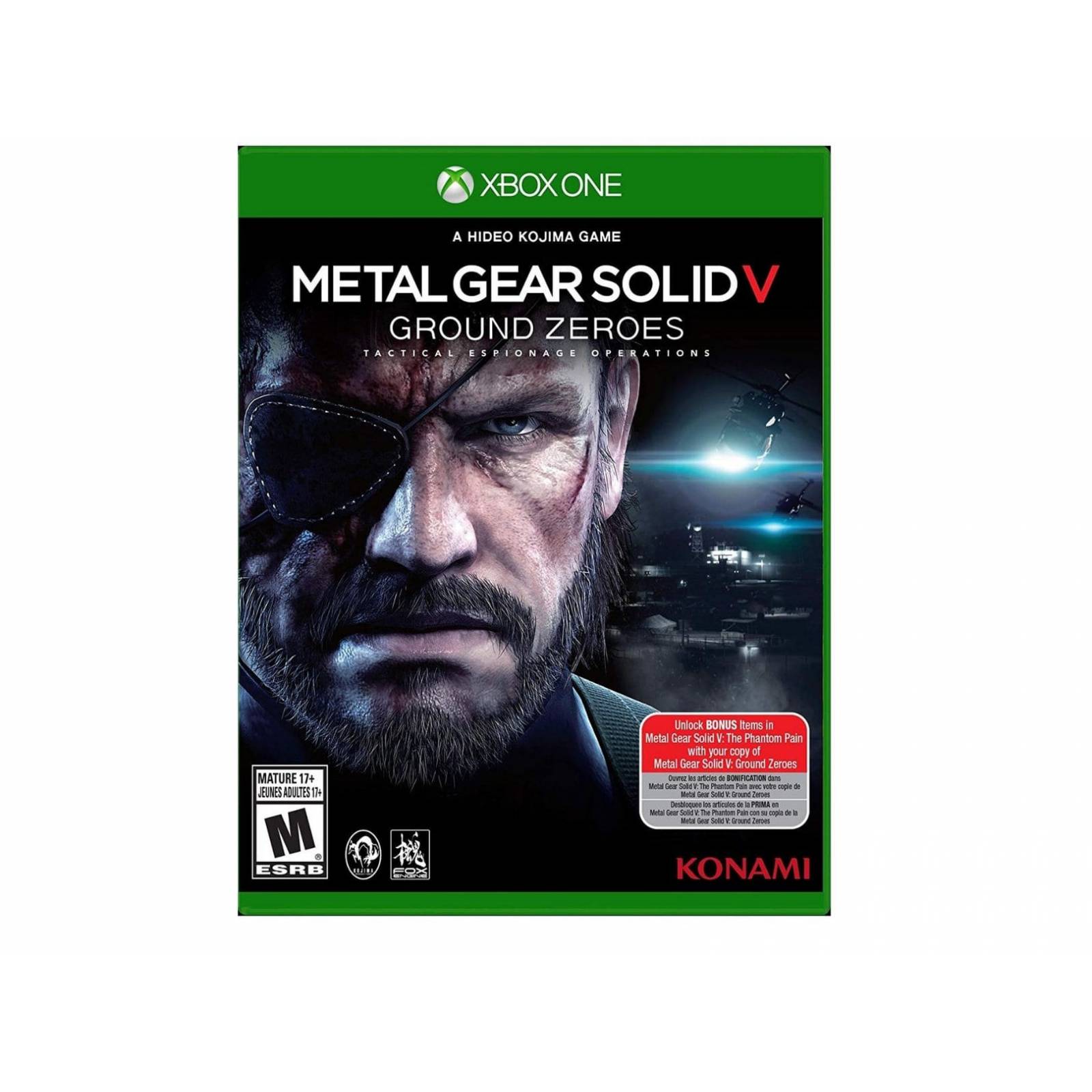 Xbox one  Metal Gear Solid V Ground Zeroes