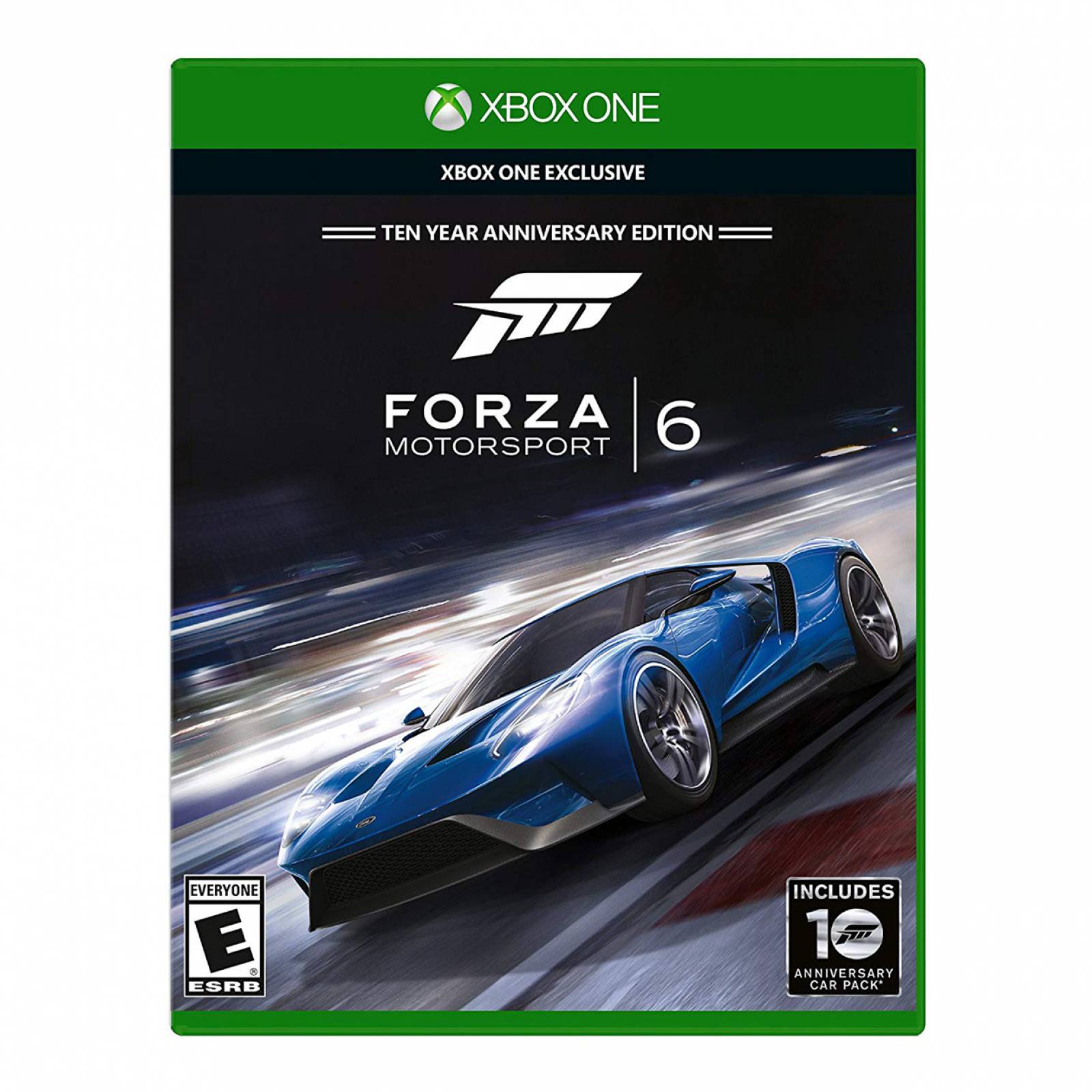 Forza Motorsport 6 Xbox One 10 Year Anniversary