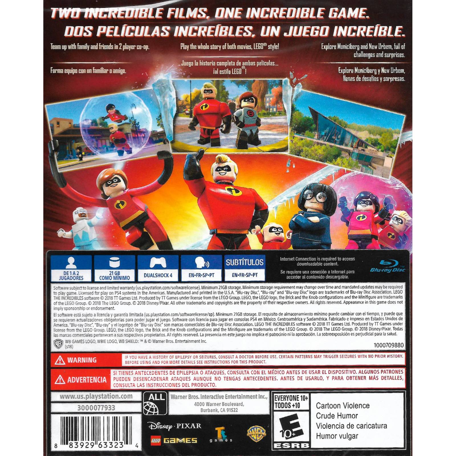 Lego The Increibles   PS4