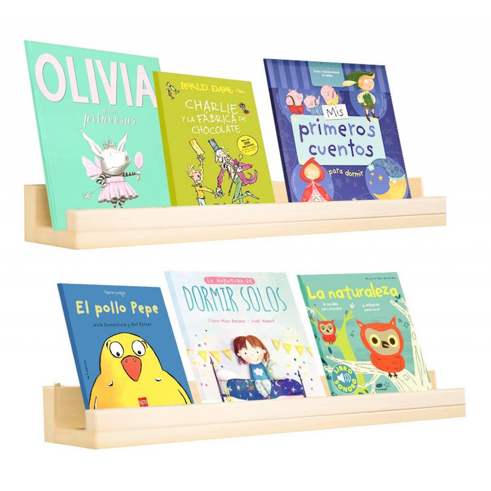 Recamara Matrimonial Madera Niños 1 Cama 1 Casa Y 2 Repisas 