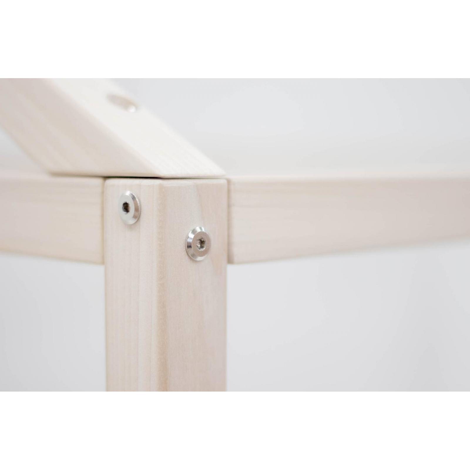 Recamara Matrimonial Madera Niños 1 Cama 1 Casa Y 2 Repisas 