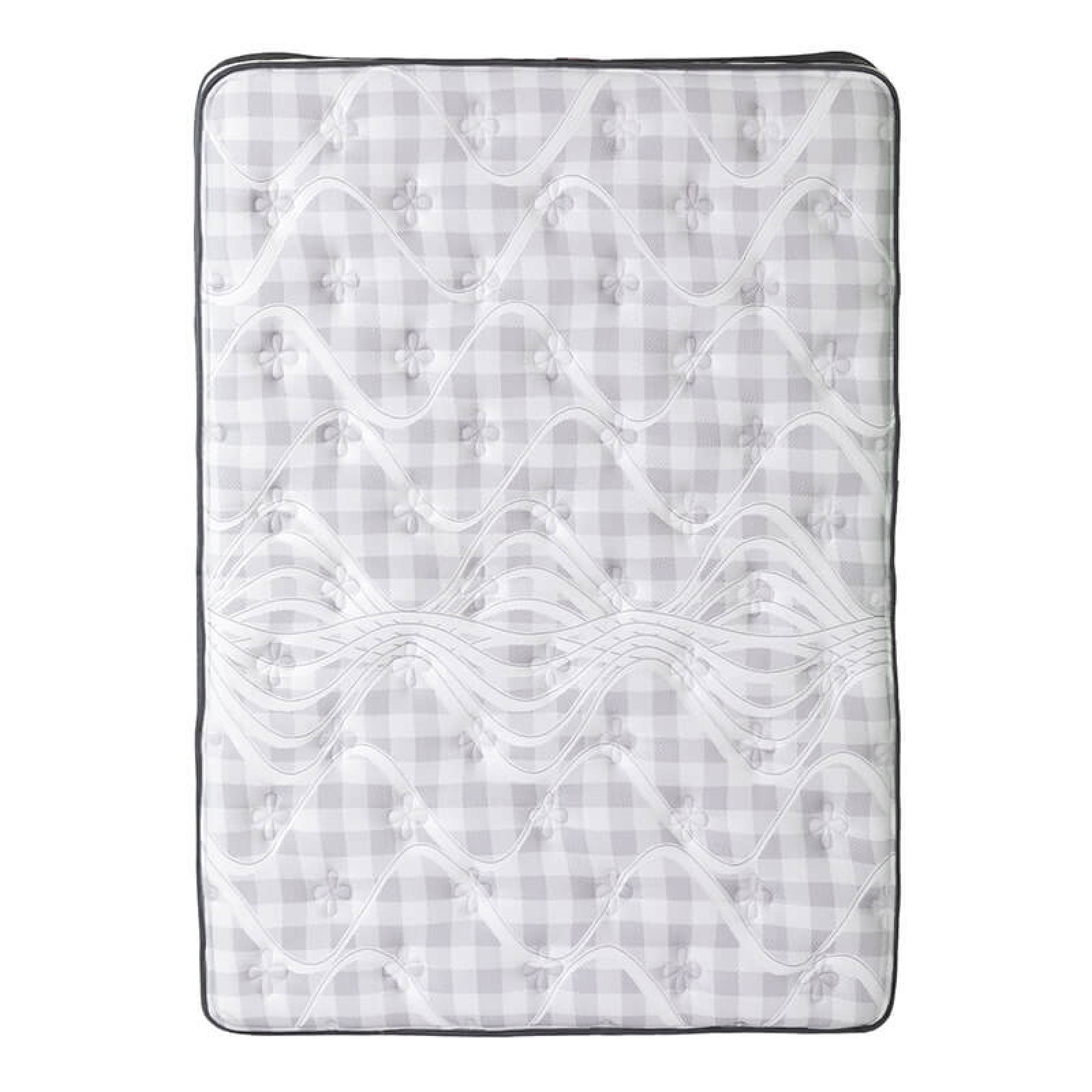 Colchón Matrimonial Spring Air United Con Box Gris