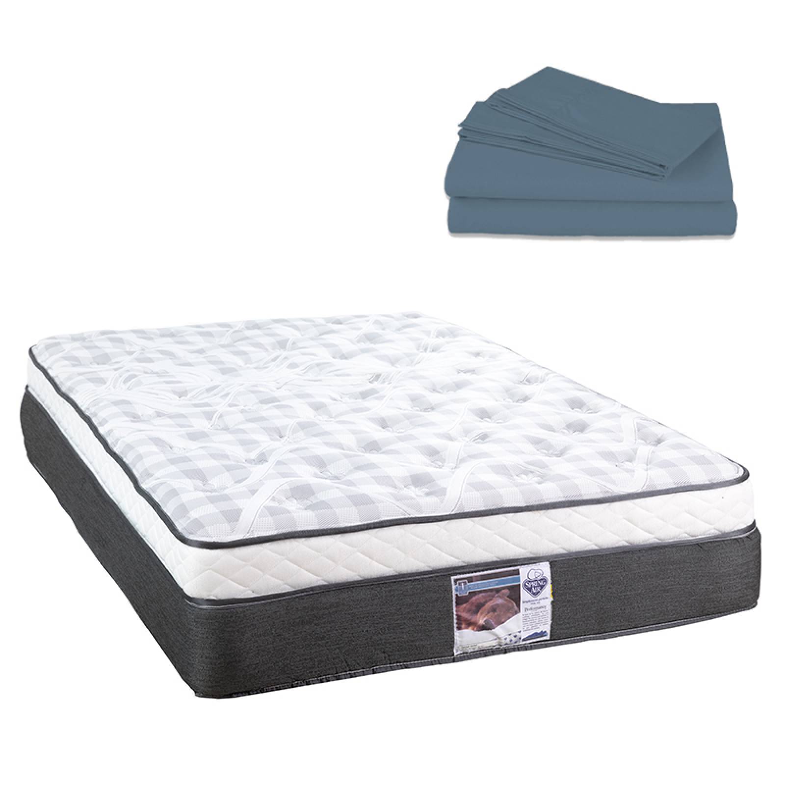 Colchón Matrimonial Spring Air United con Juego de Sábanas