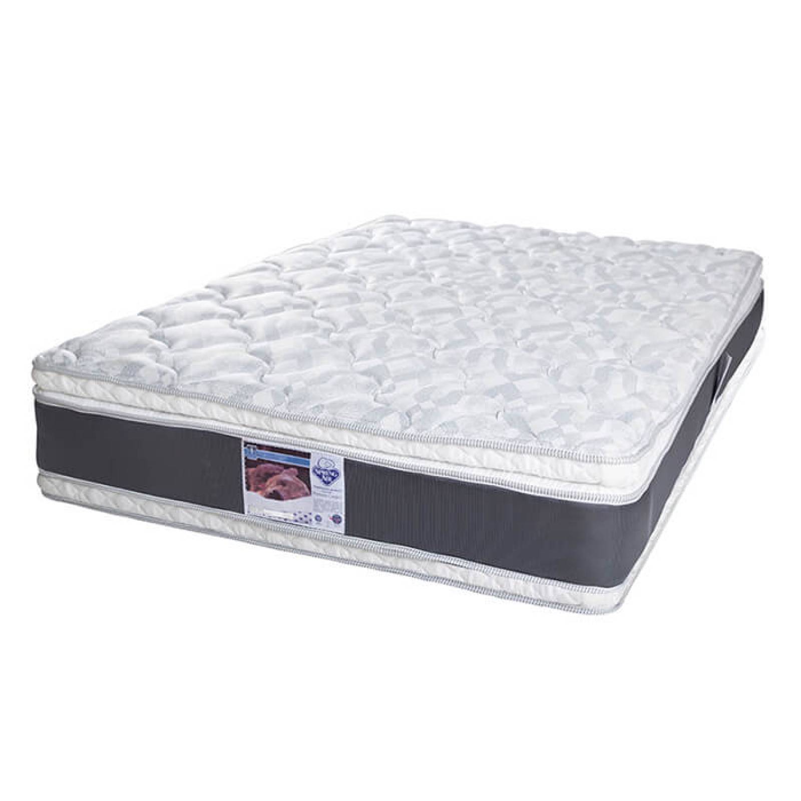 Colchón King Size Spring Air Jupiter + 2 Almohadas de Osos