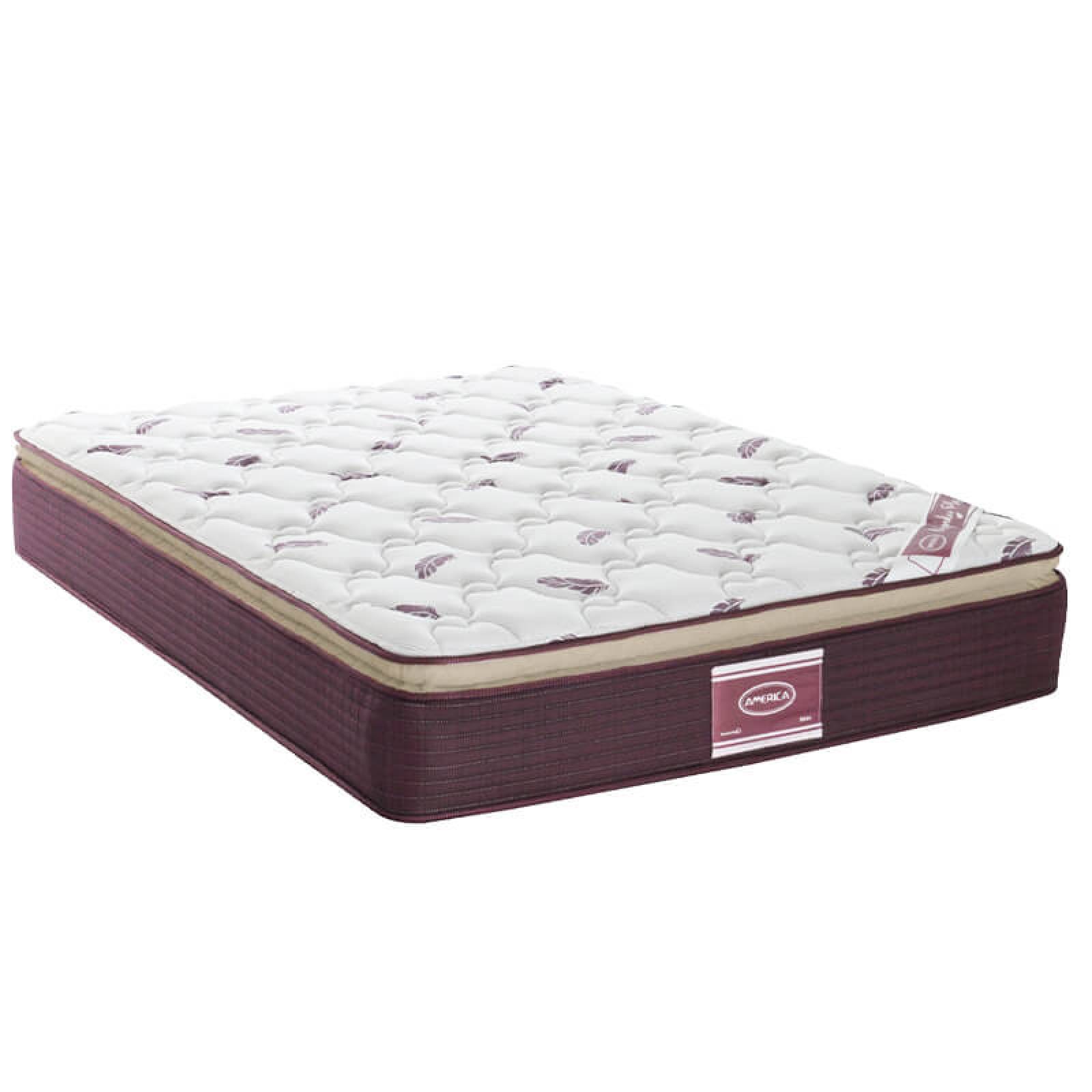 Colchón Matrimonial América Kelly + Protector + 1 Almohada Osos