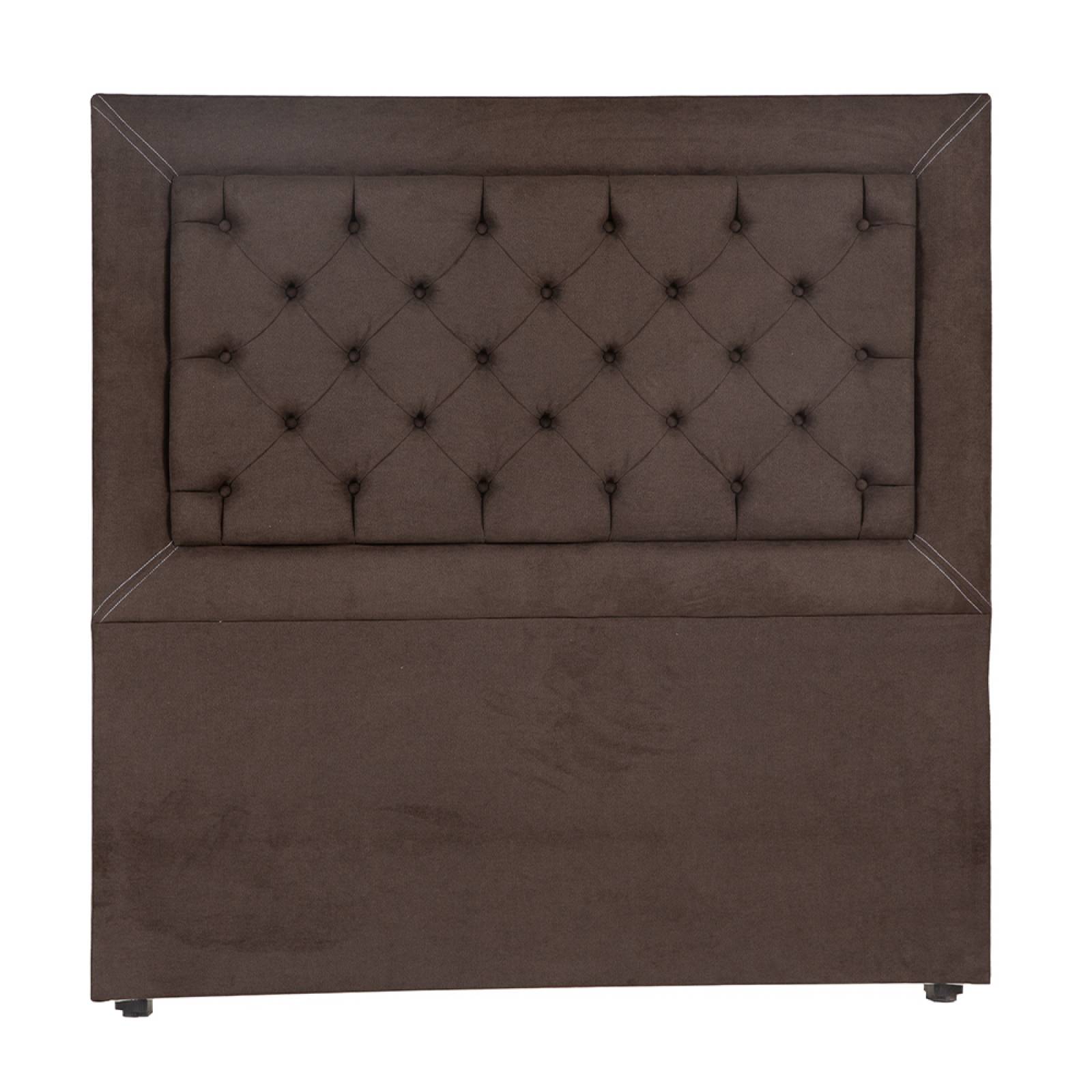 Cabecera queen size Dicasa Mary color Chocolate
