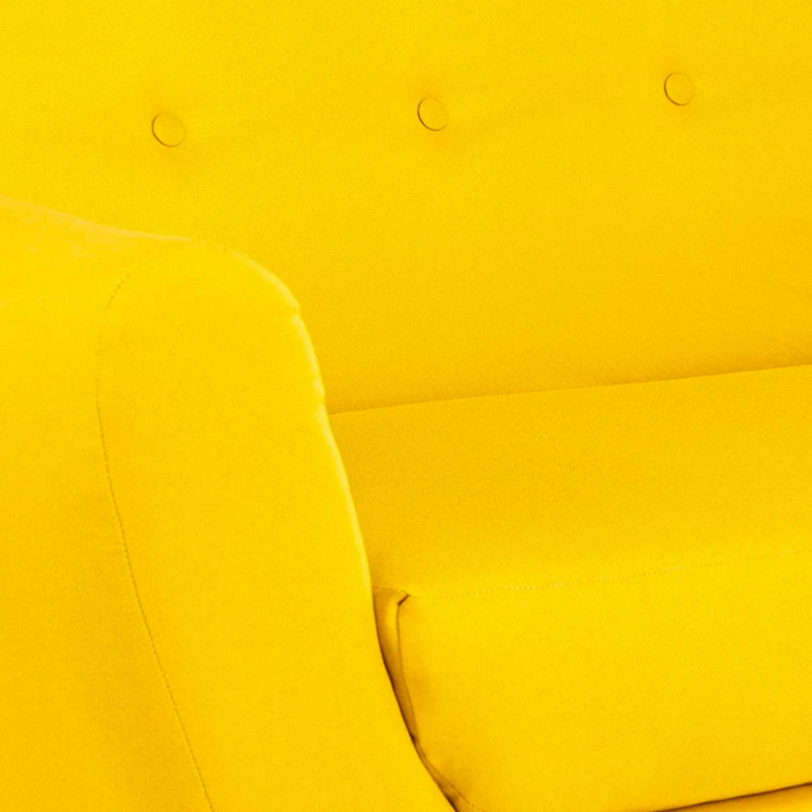 Sillón Amarillo Selena 1 plaza.  Entrega sólo en CDMX y área metropolitana
