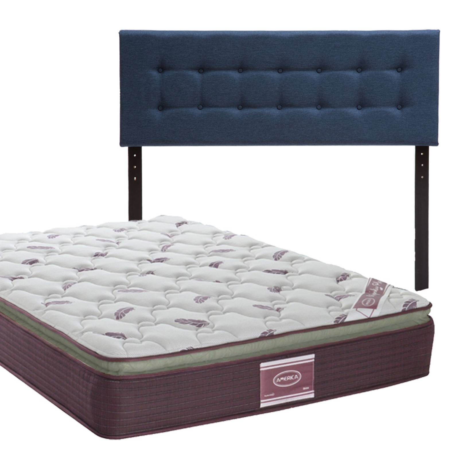 Colchón Matrimonial América Ibiza con Cabecera Bilbao Dicasa