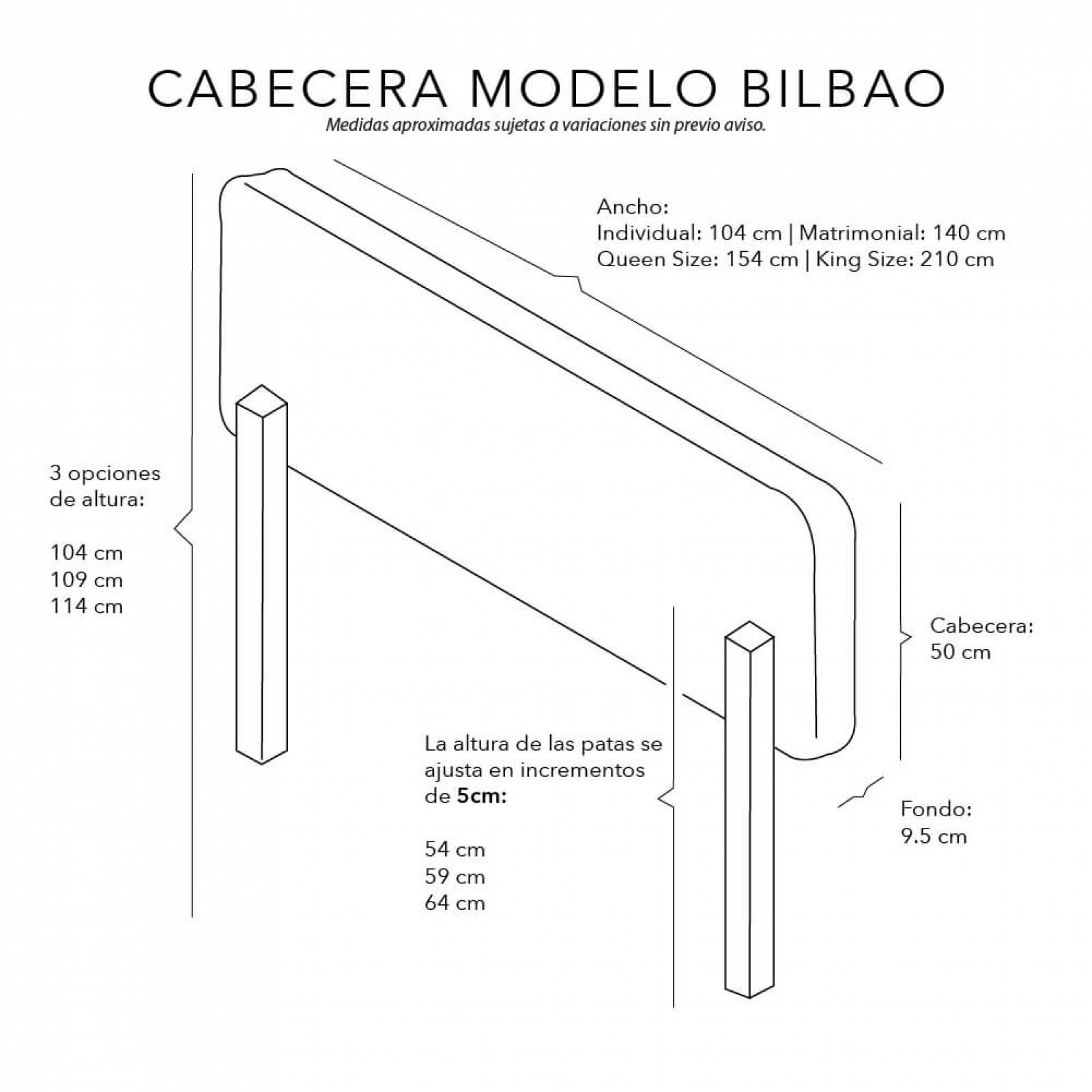 Colchón Matrimonial América Ibiza con Cabecera Bilbao Dicasa