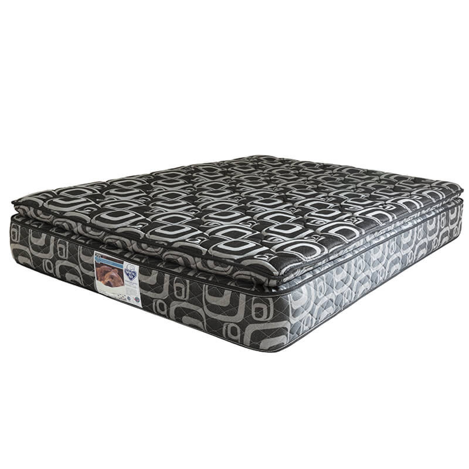 Colchón Matrimonial Spring Air Morgan con Cabecera Dicasa Bilbao Beige Claro