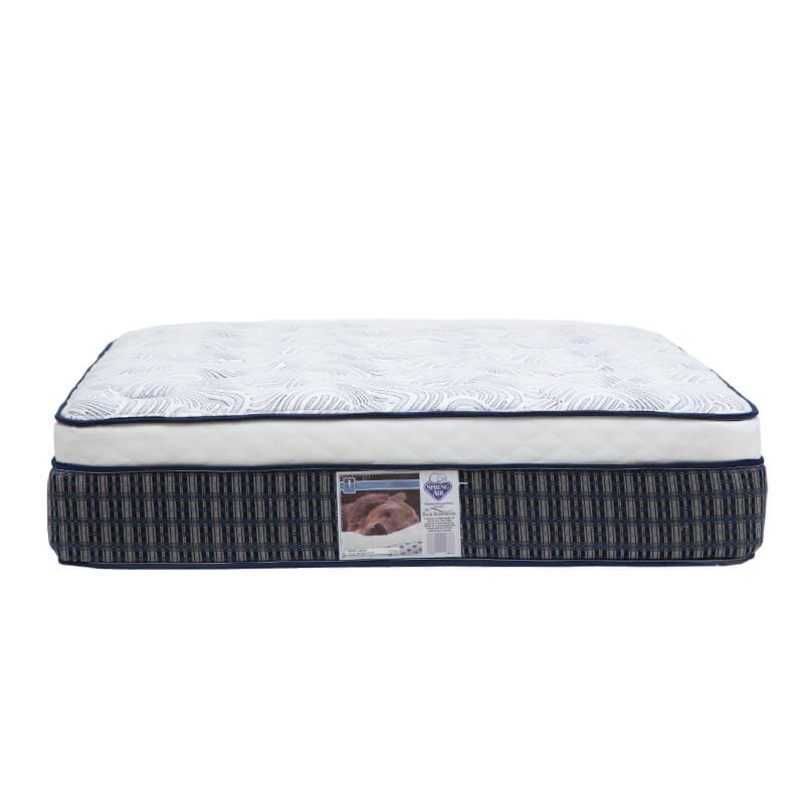 Colchón Matrimonial Spring Air Cannon con Cabecera Capri Dicasa