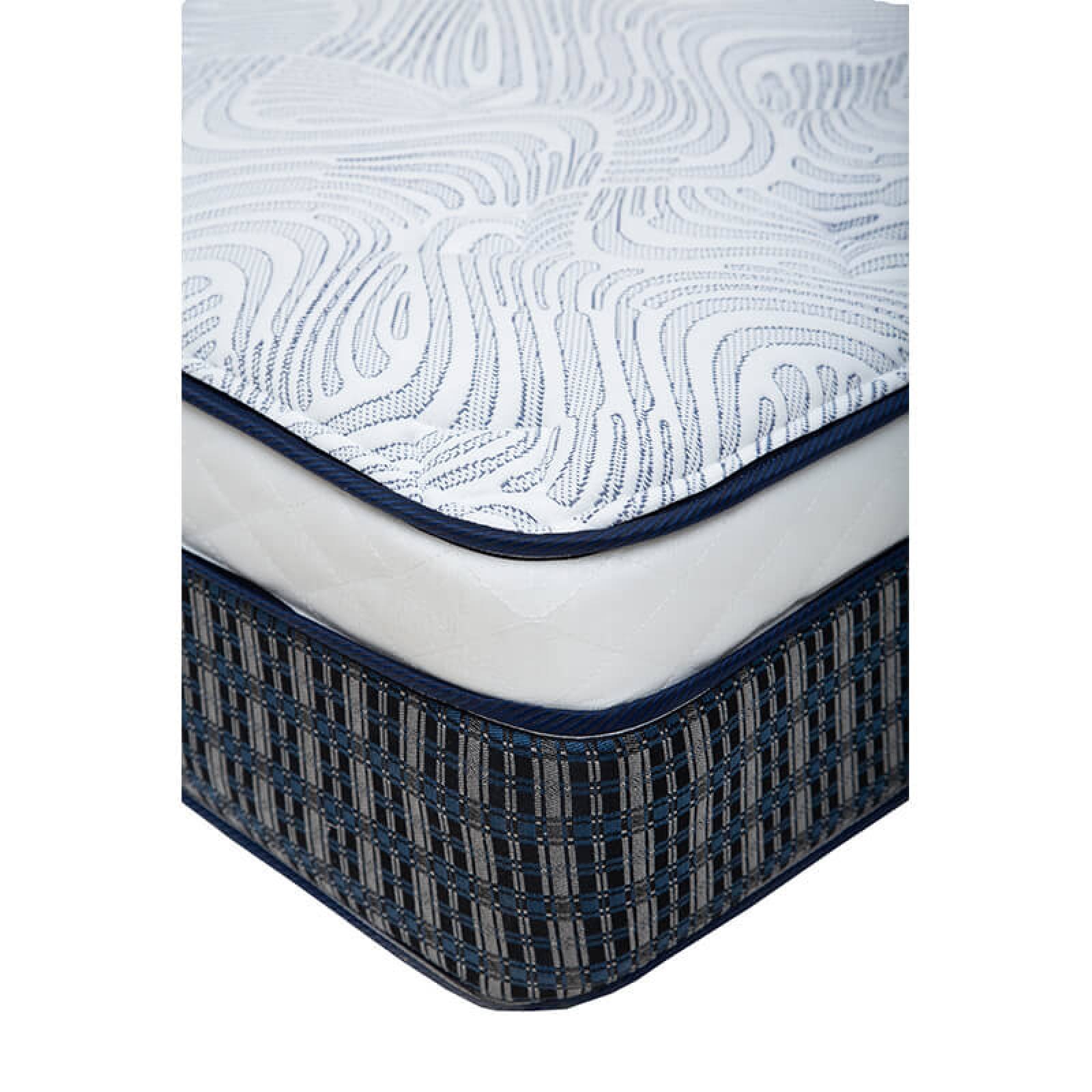 Colchón Matrimonial Spring Air Cannon con Cabecera Capri Dicasa