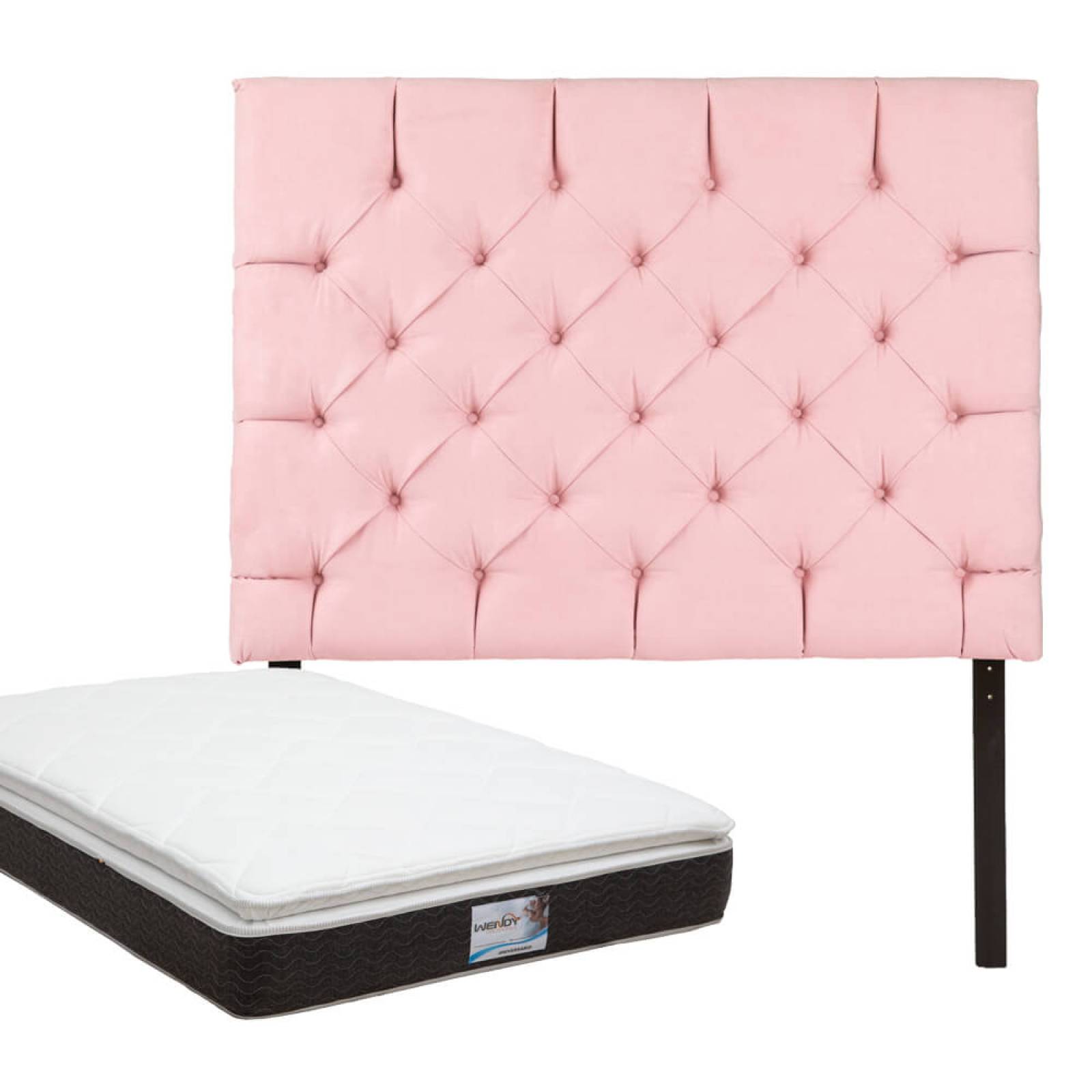 Colchón matrimonial Wendy Aniversaio con Cabecera Dublin Dicasa