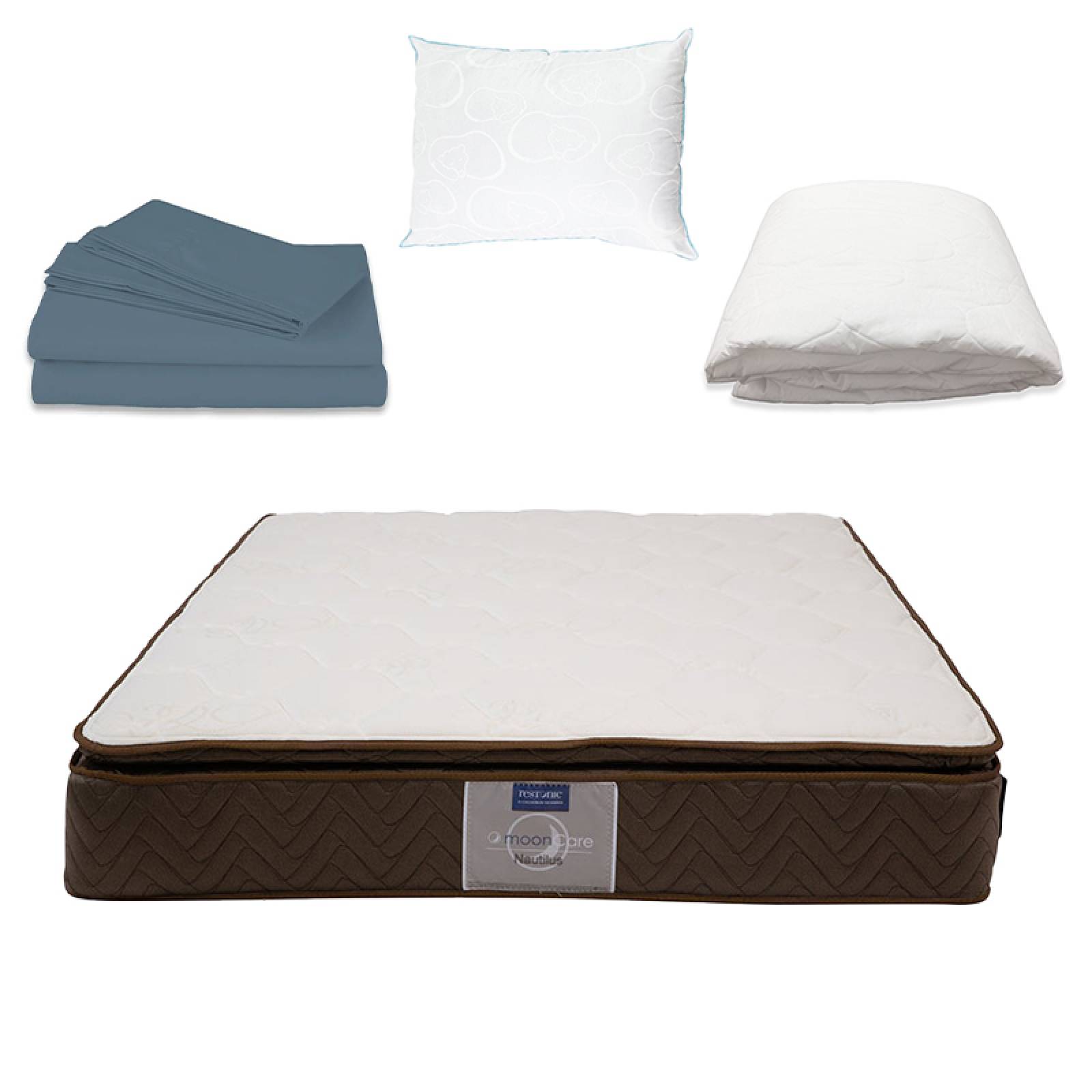 Protector Colchón 100 % impermeable tipo sábana ajustable cama King  GENERICO