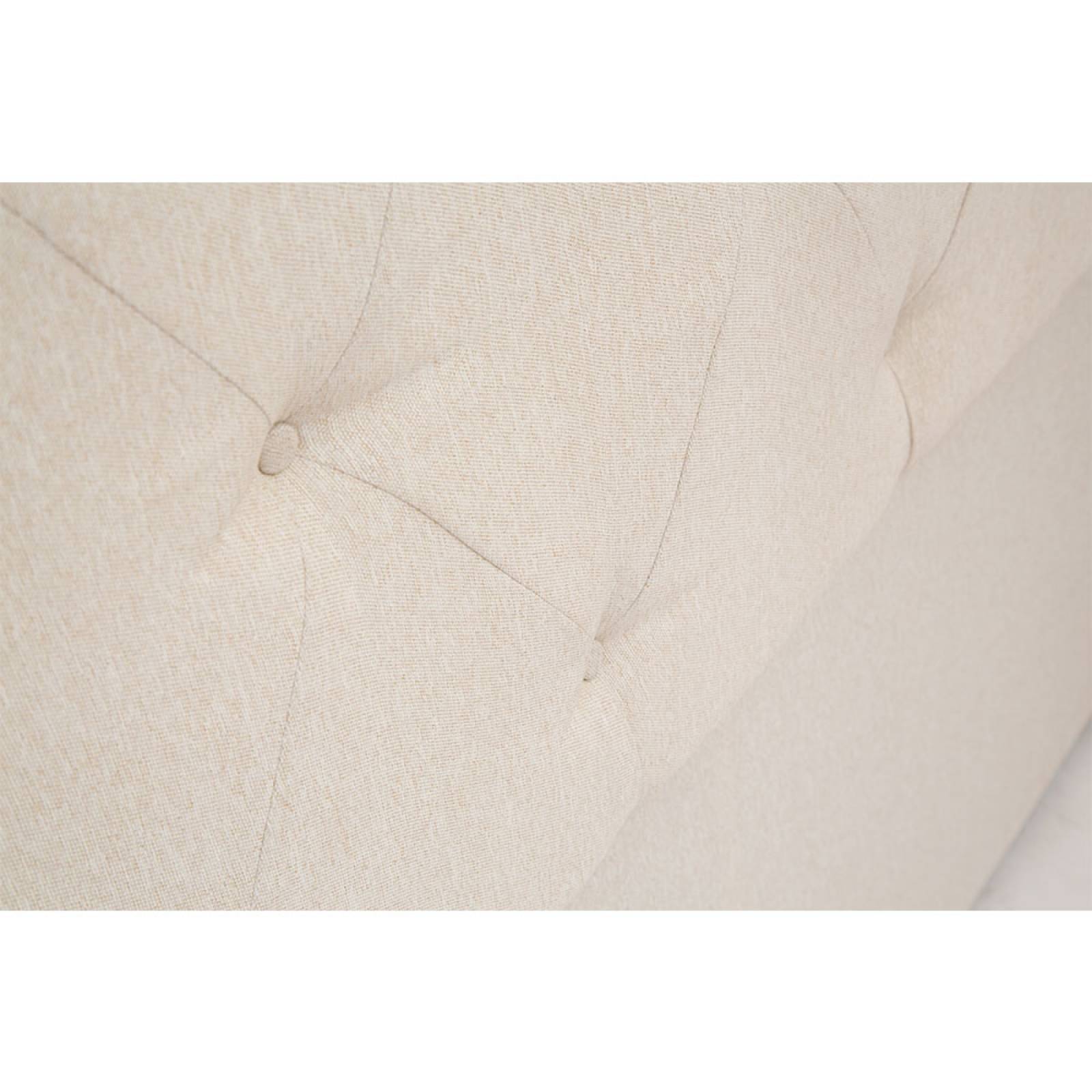 Cabecera King Size Dicasa Zefyr Columbia beige claro