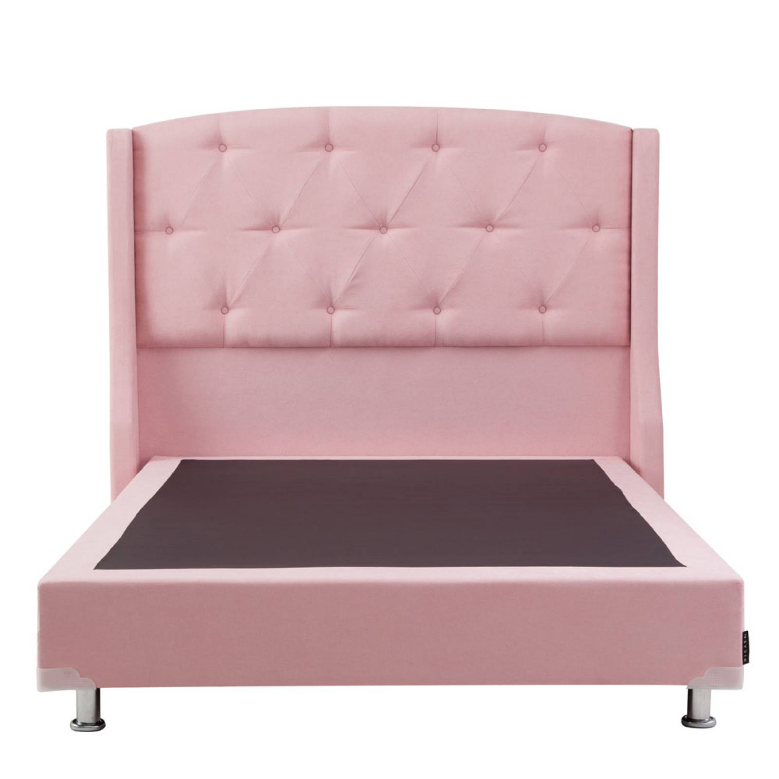 Cabecera Queen Size Dicasa Zefyr con Box Alessa Rosa