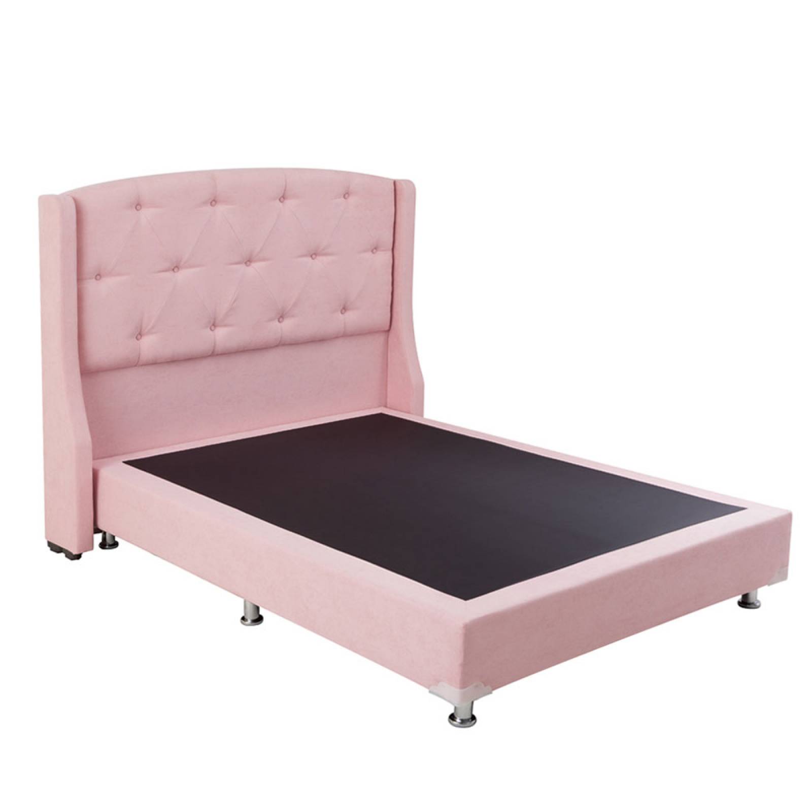 Cabecera King Size Dicasa Zefyr con Box Alessa Rosa