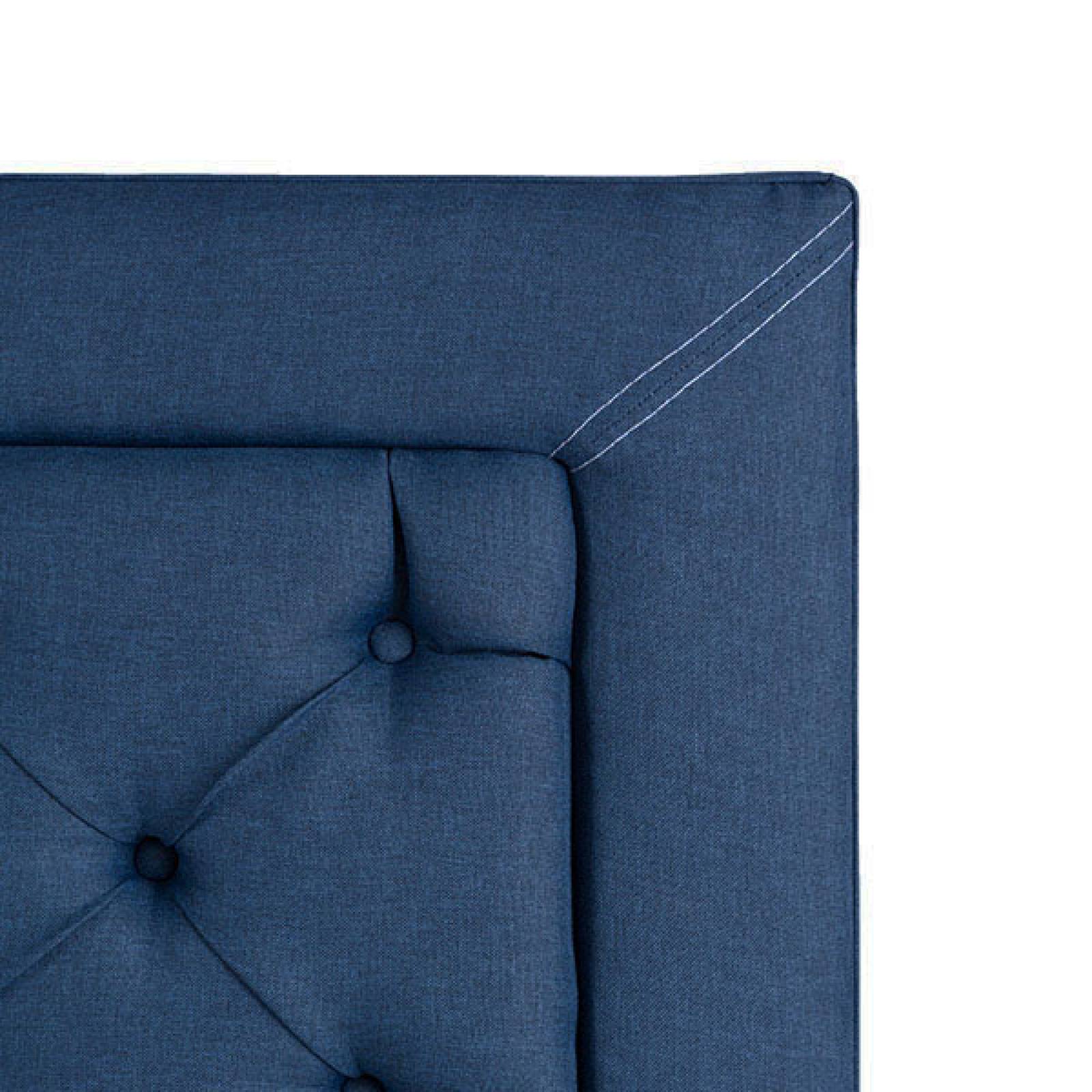 Cabecera Matrimonial Dicasa Mary Alessa Azul Marino