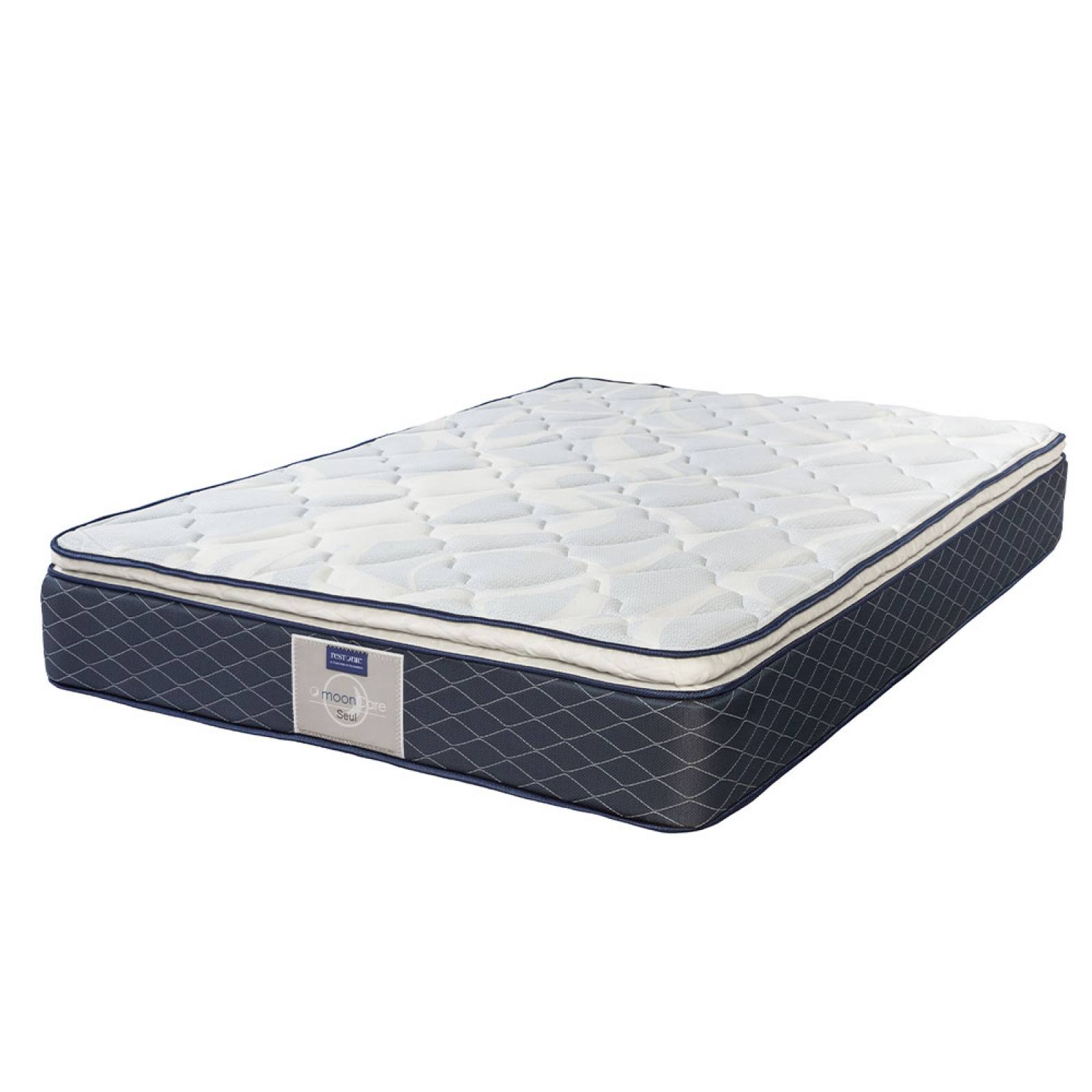 Colchón Matrimonial Restonic Seul con Sábanas y Protector