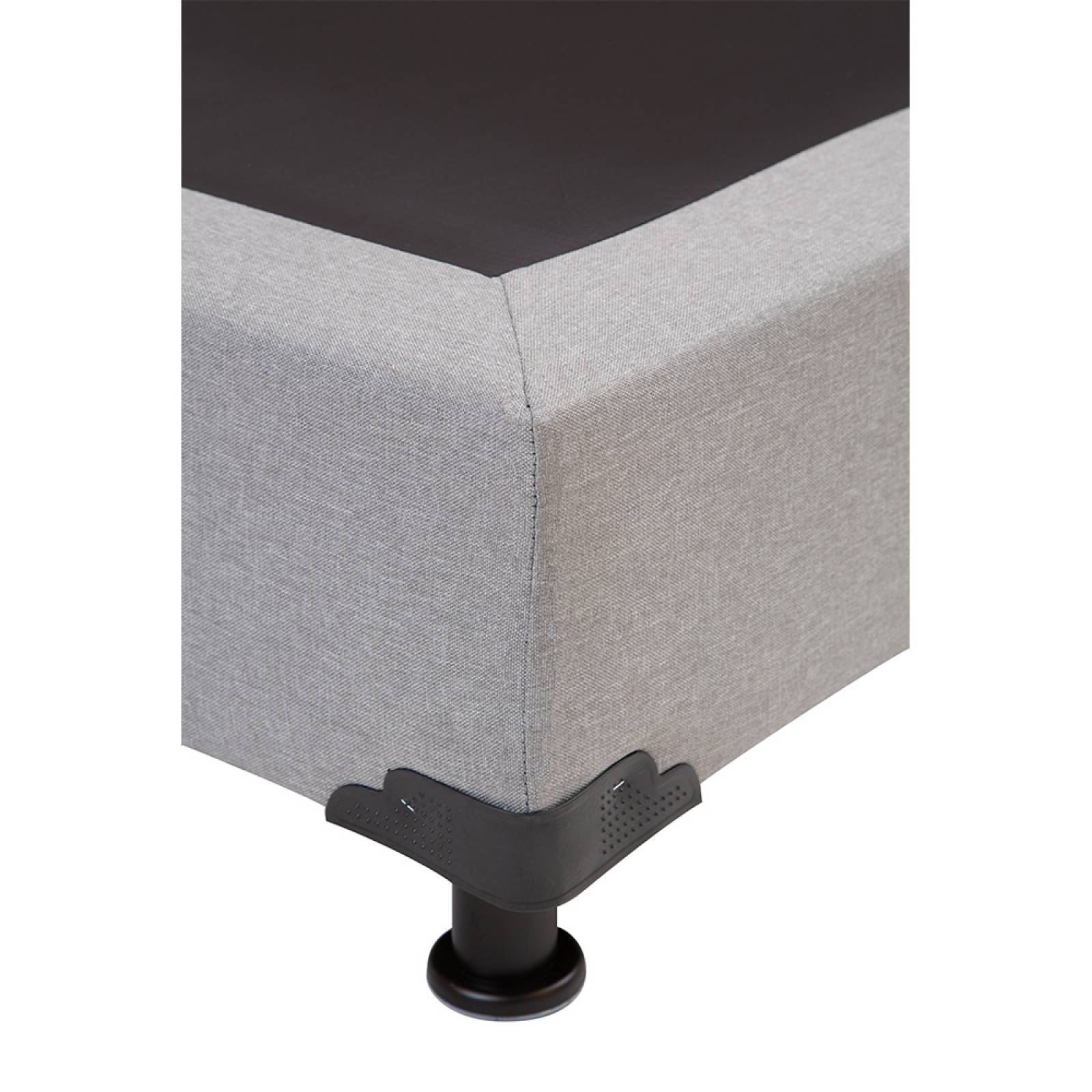 Colchón King Size Spring Air United con Box Gris, Sabanas Softy y Protector