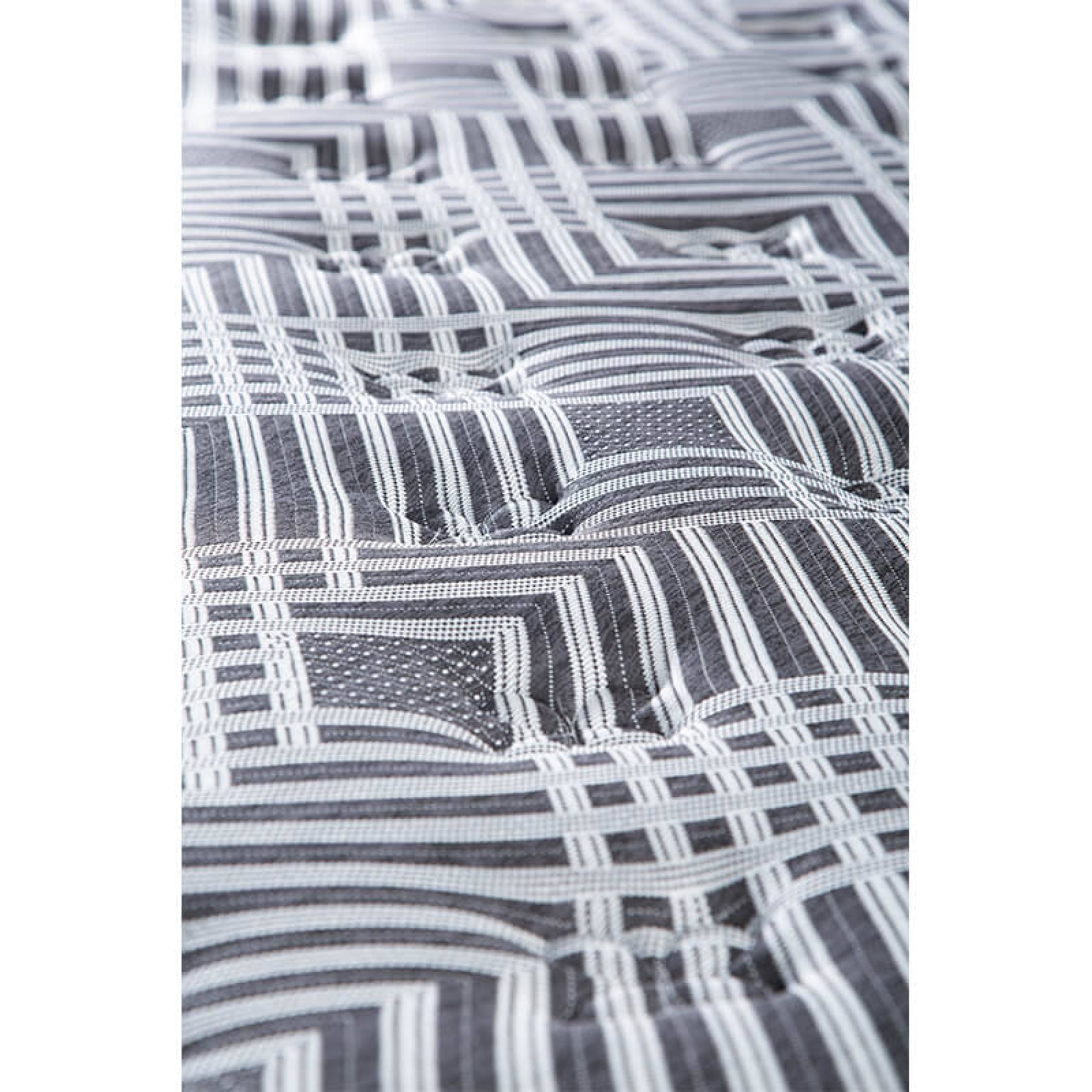 Colchon Matrimonial Spring Air Omega con Box Negro, 2 Almohadas y Protector