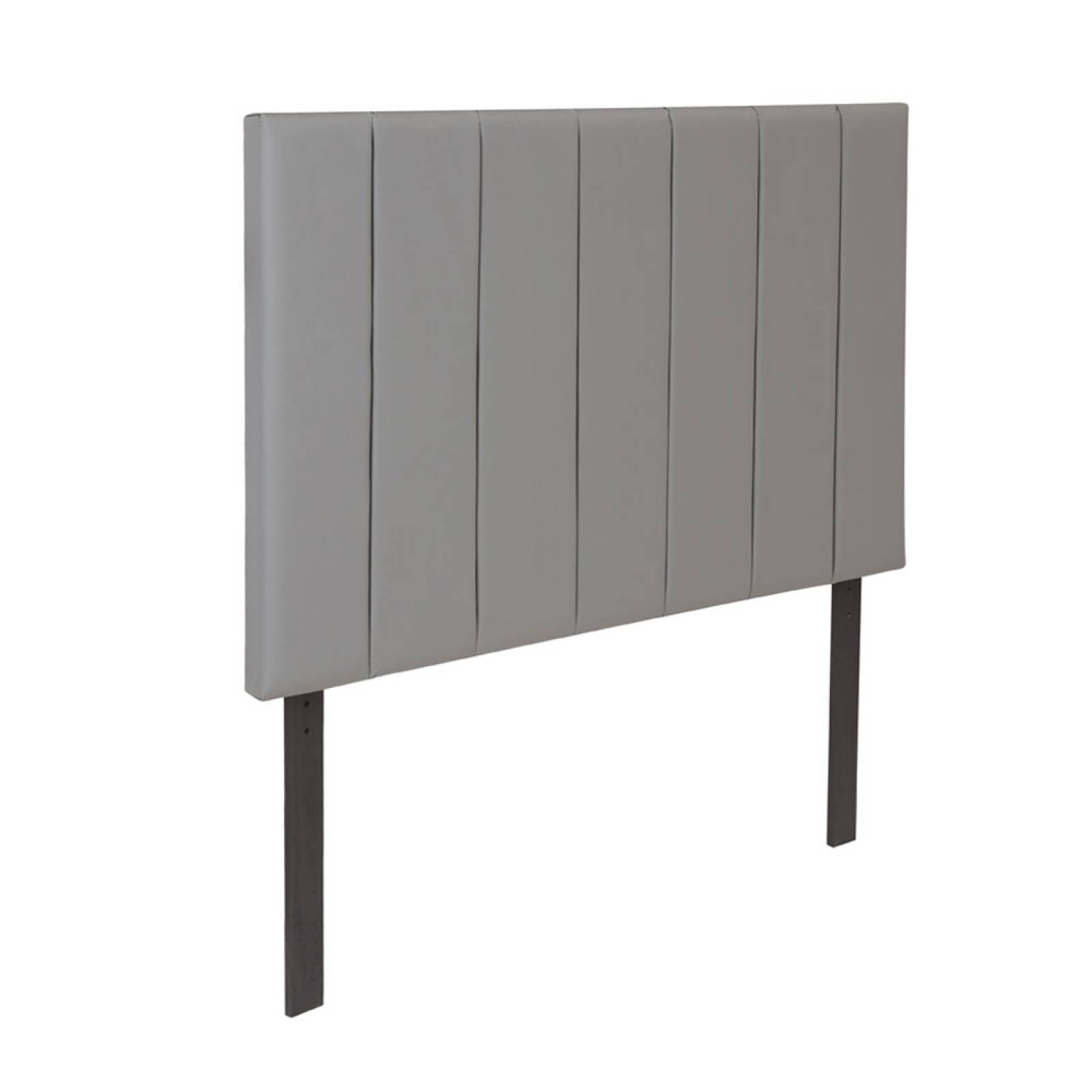 Cabecera king size Dicasa Aries color gris rata