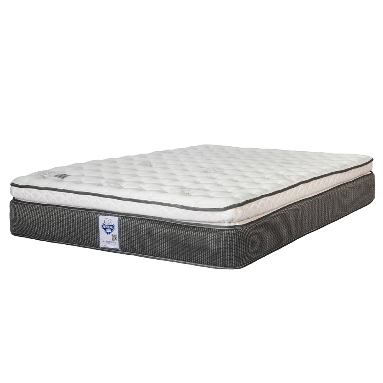 Colchon Matrimonial Spring Air Phantom Con Almohada Oso, Protector y Sabanas