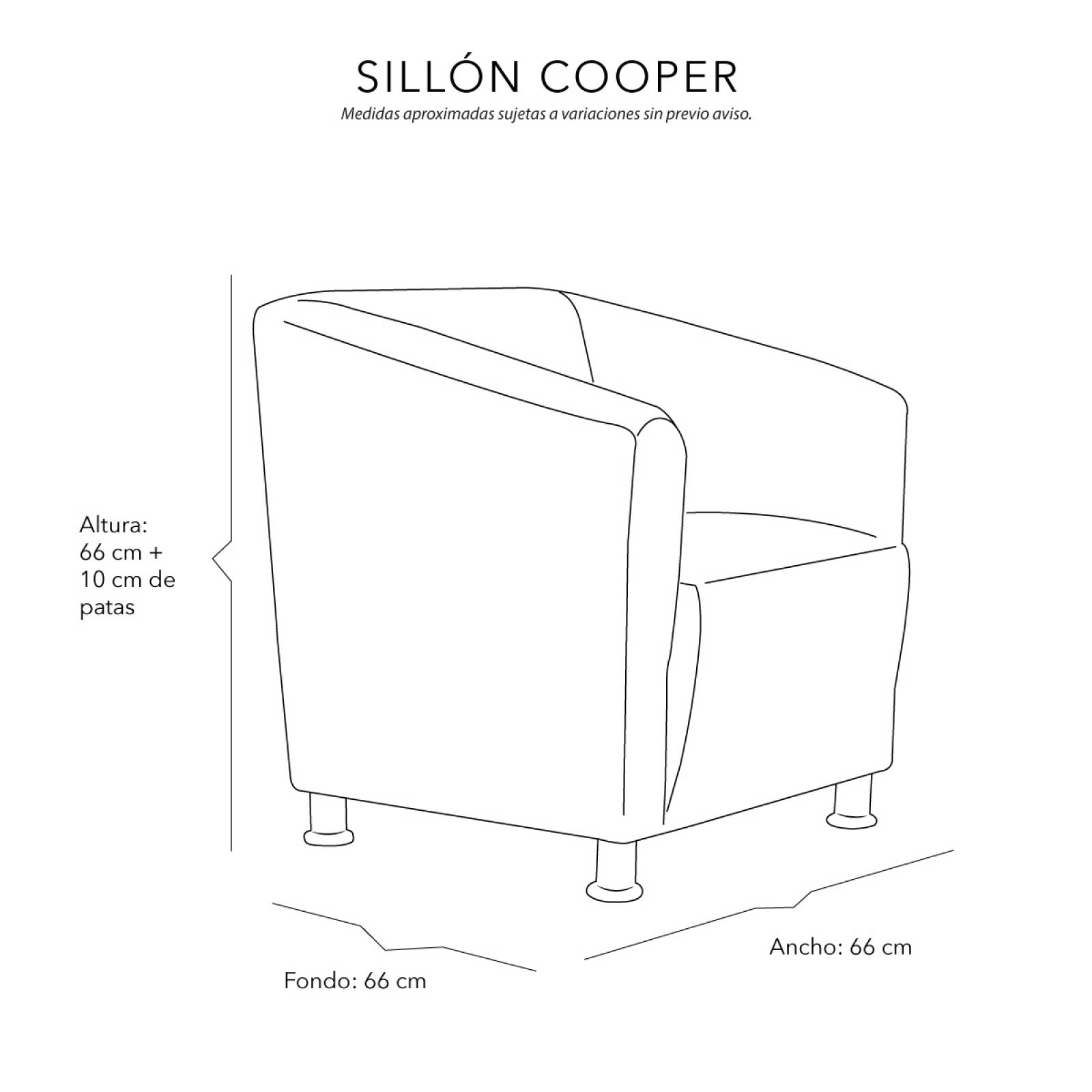 Sillon Dicasa Cooper Morado