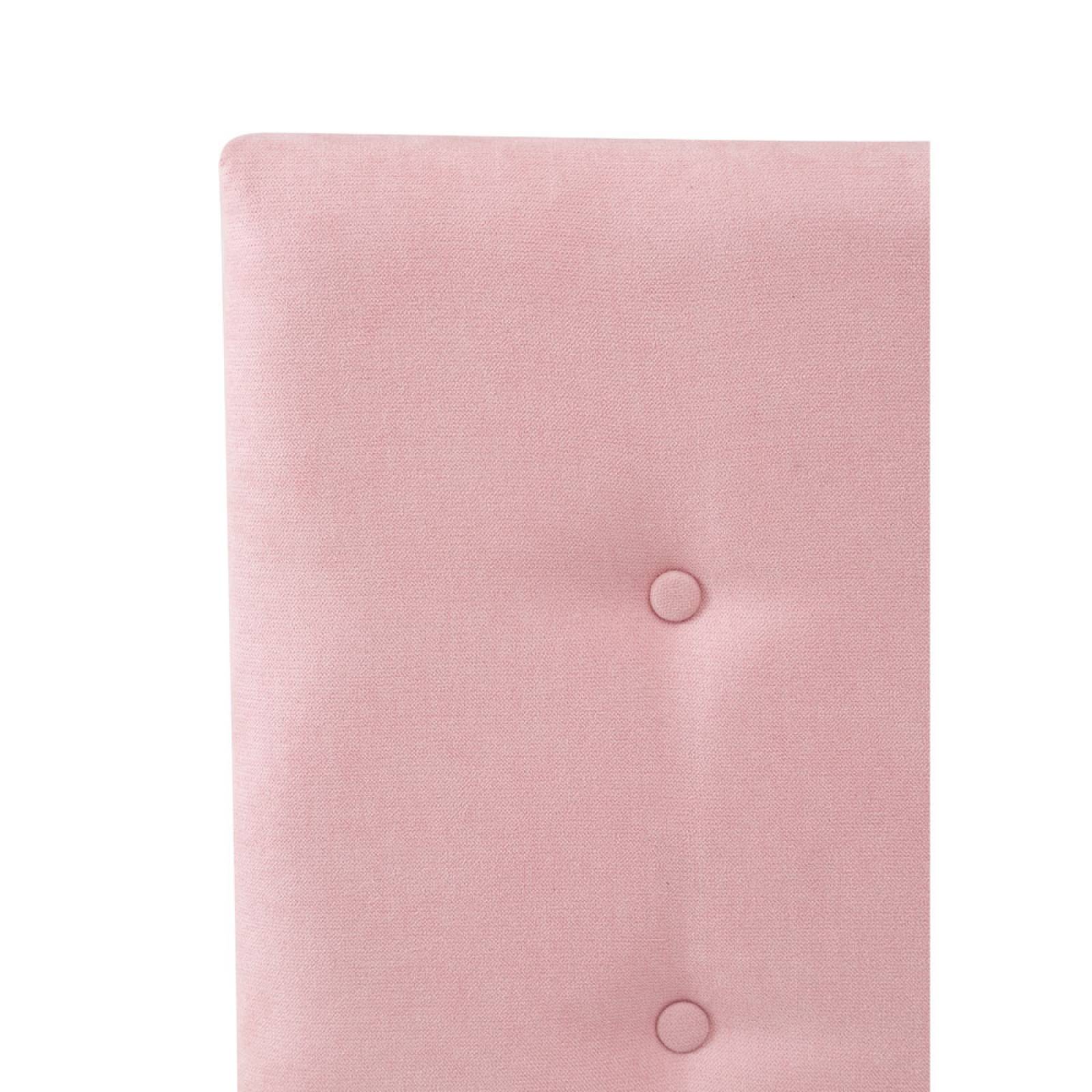 Colchon Matrimonial Spring Air Monaco Con Cabecera Bilbao y Box Pink