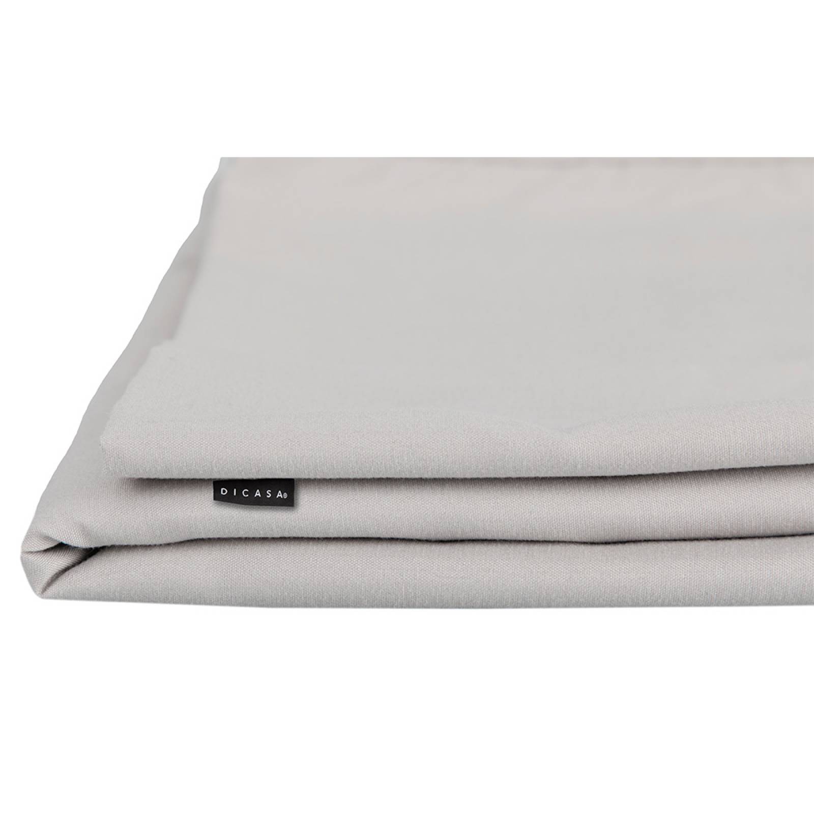 Edredon Individual Dicasa Homy Azul Marino con Sabanas Softy Gris Perla, Almohada One y Protector