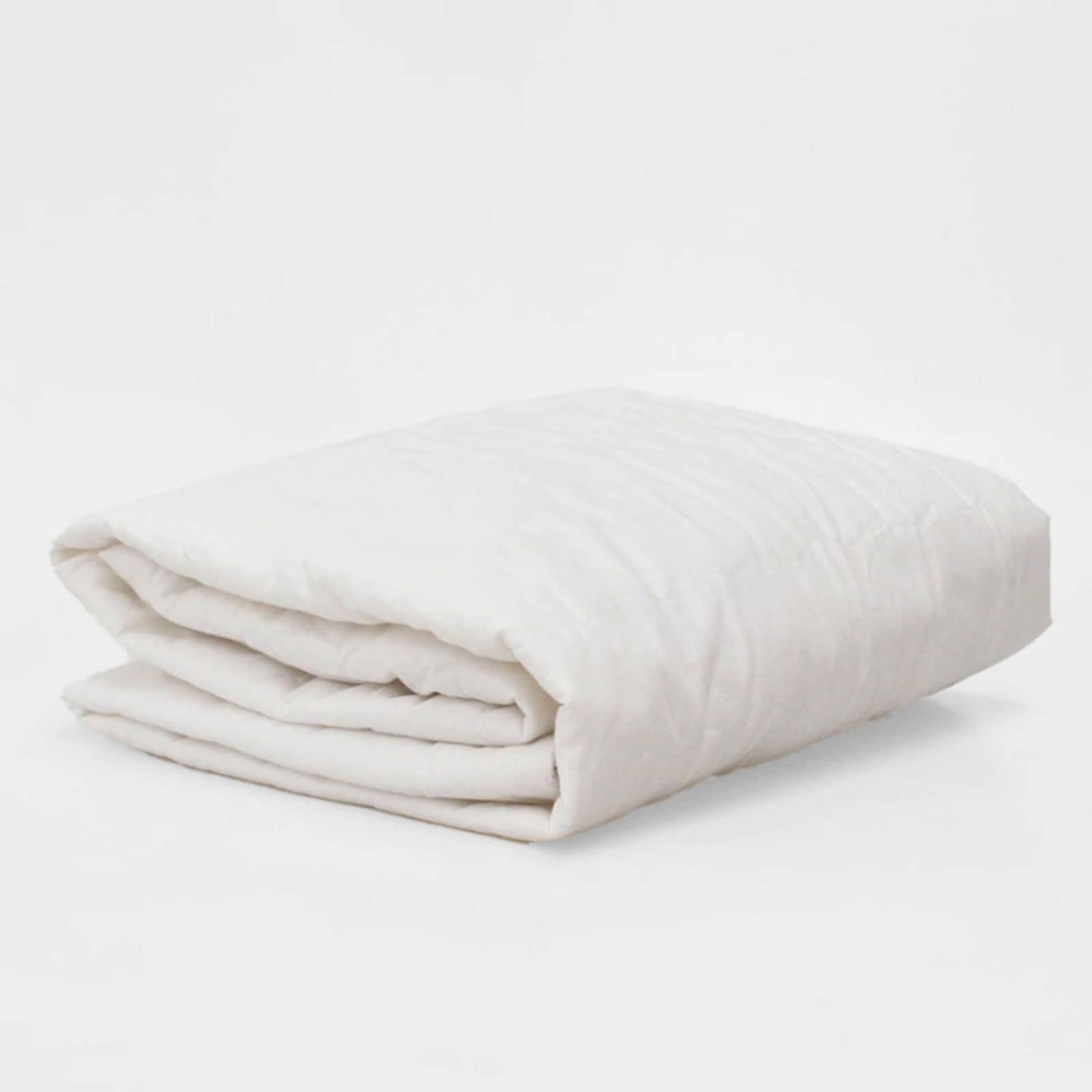 Edredon Individual Dicasa Homy Azul Marino con Sabanas Softy Gris Perla, Almohada One y Protector