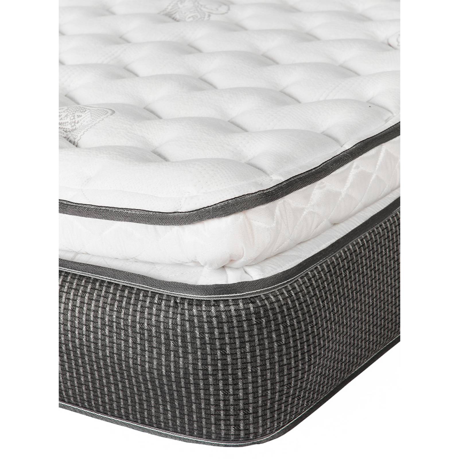 Combo Italia Colchon + Espal + Base Cama King Blanco Ekonomodo - Olímpica