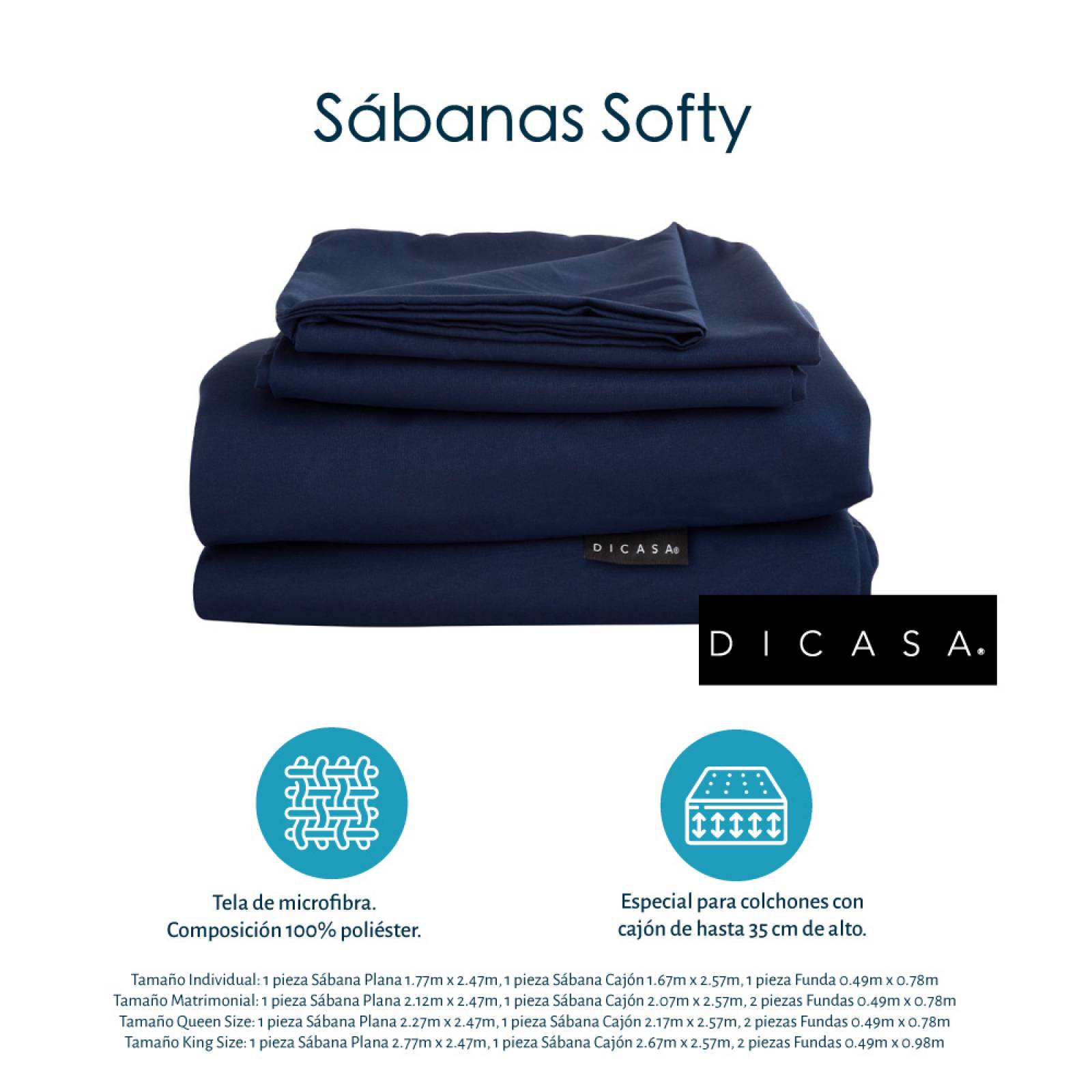 Colchon King Size Spring Air LeMans Con Box Gris y Sabanas Softy