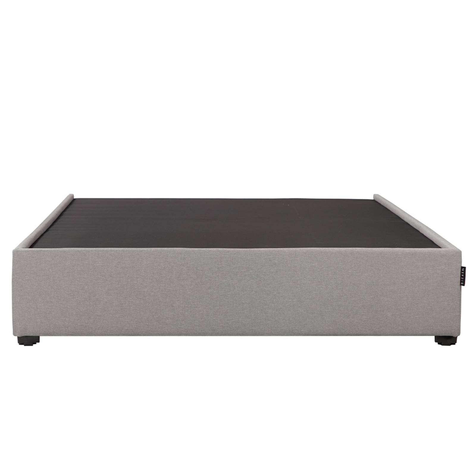 Base Cama Individual Dicasa Kuant Gris