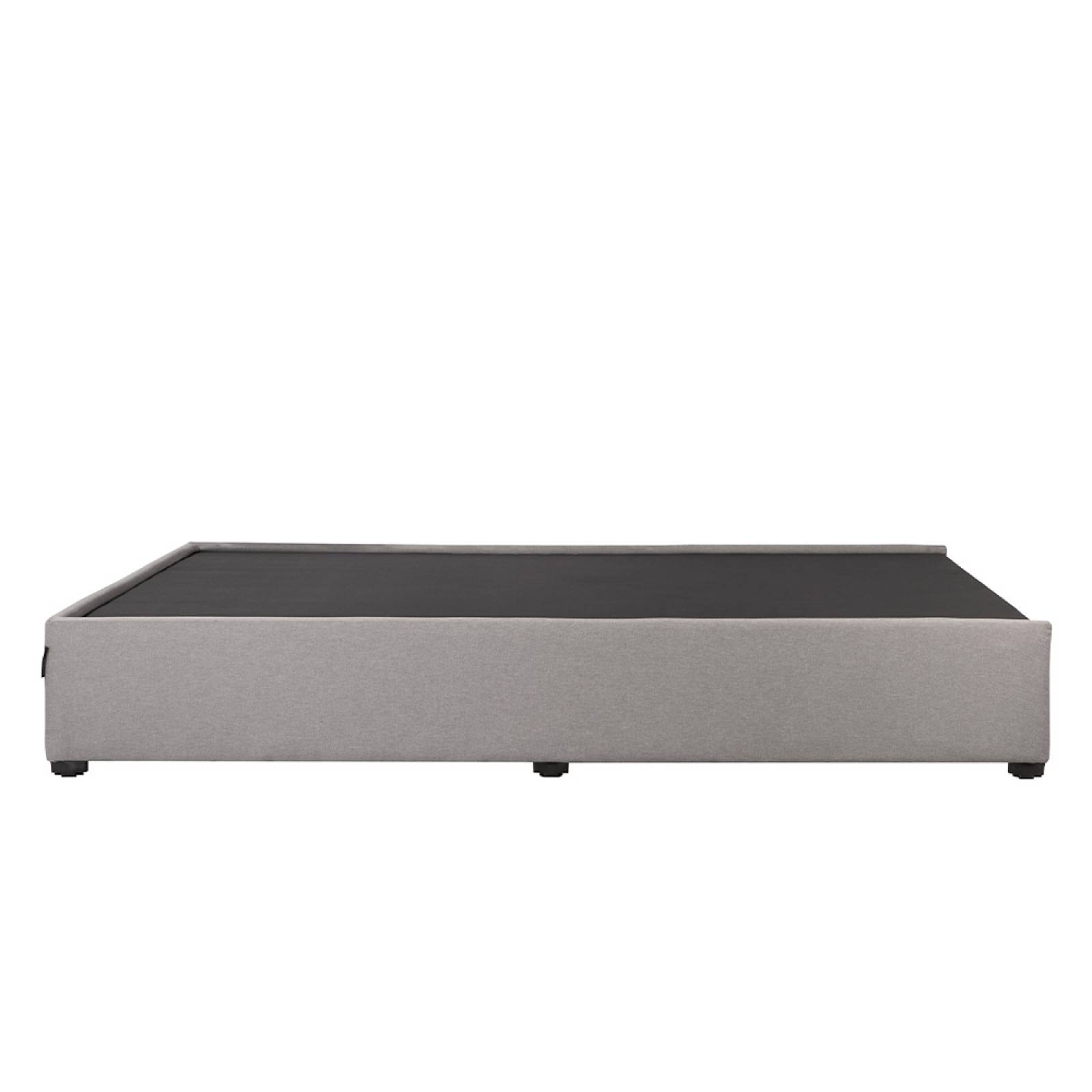 Base Cama Individual Dicasa Kuant Gris