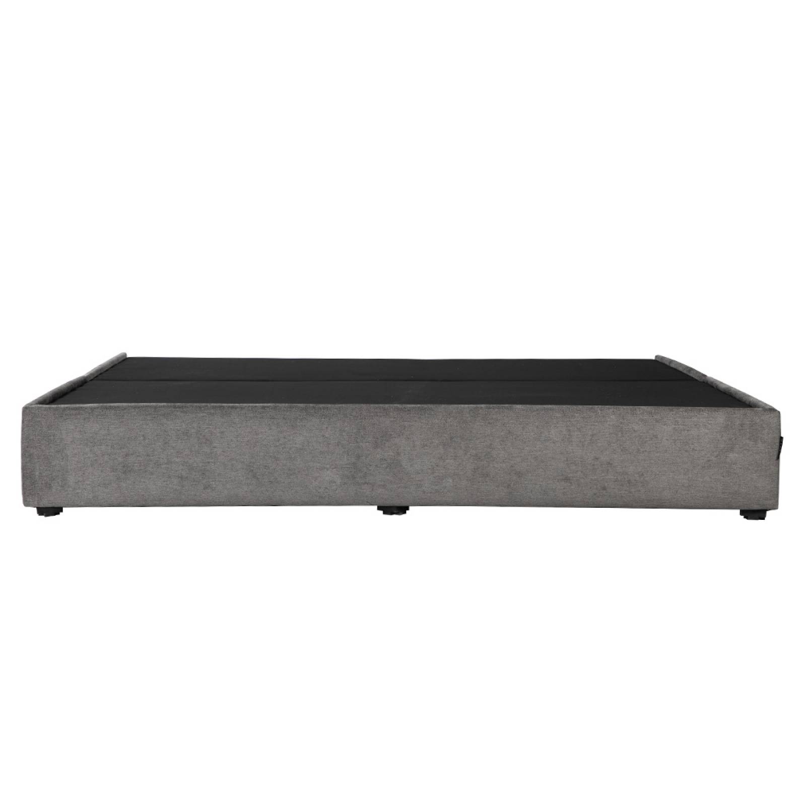 Base Cama King Size Dicasa Nizzo Gris Oscuro