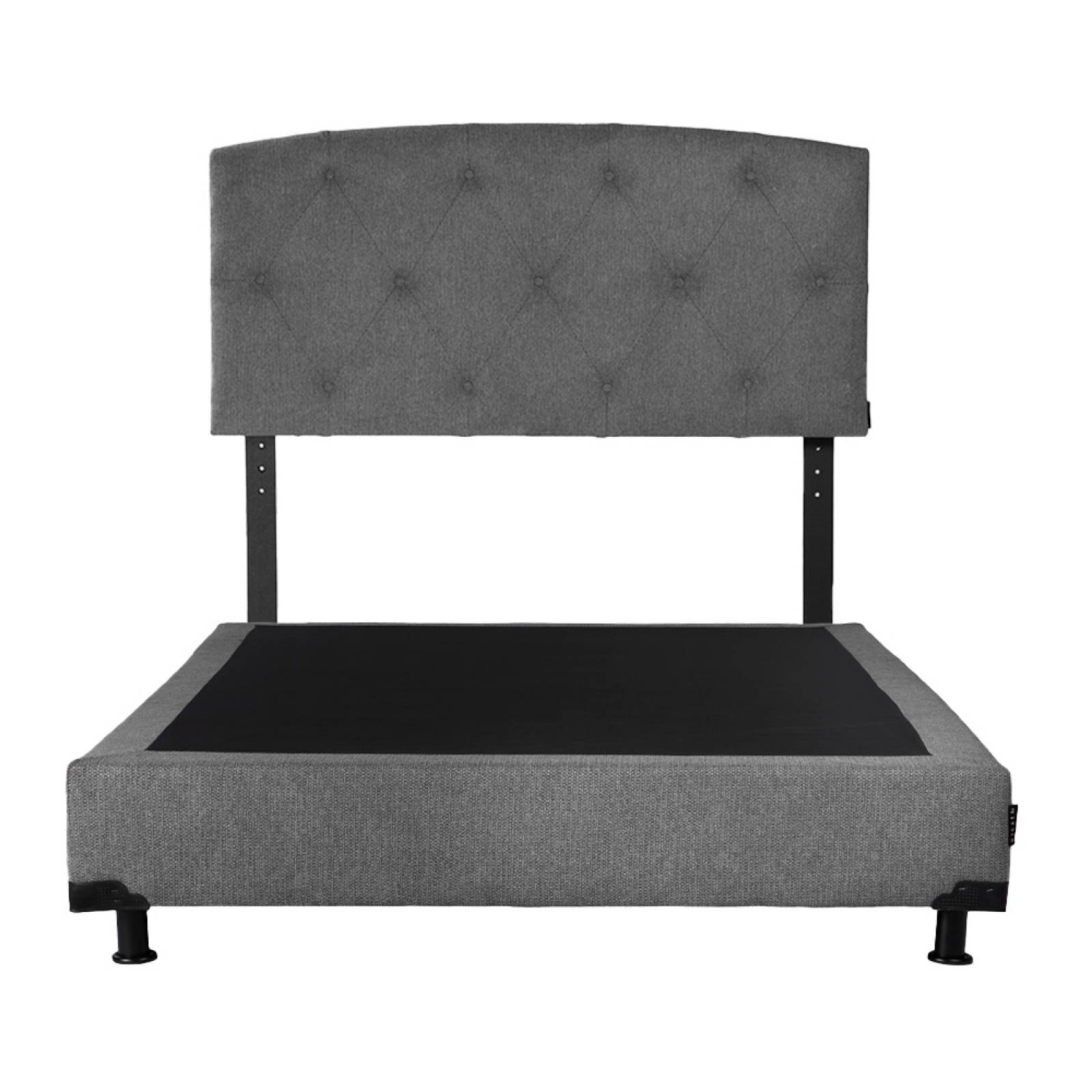 Cabecera Matrimonial Dicasa Sigma con Box Rivoli Gris