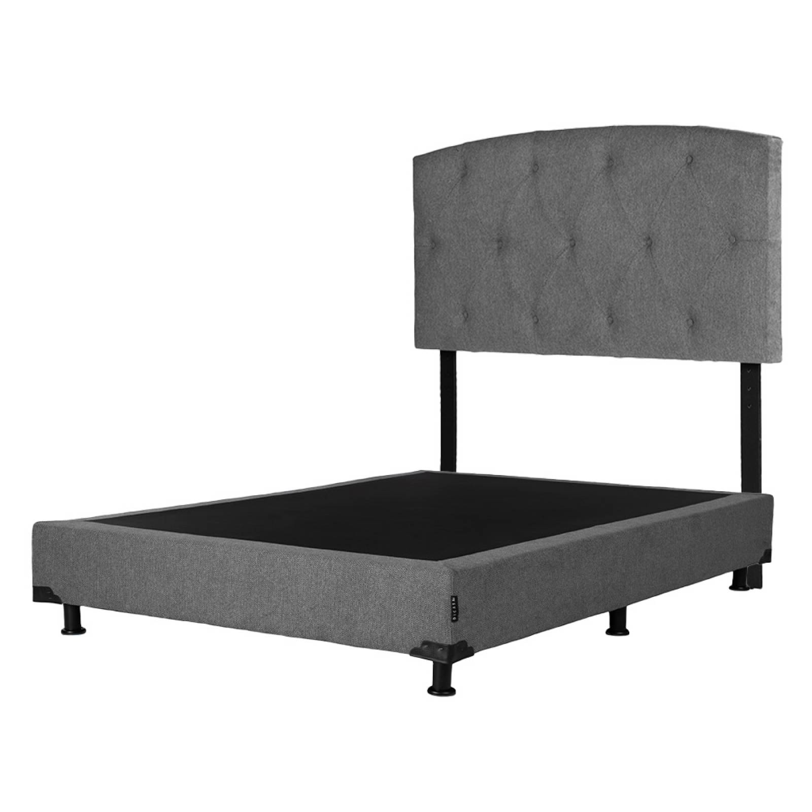 Cabecera Matrimonial Dicasa Sigma con Box Rivoli Gris