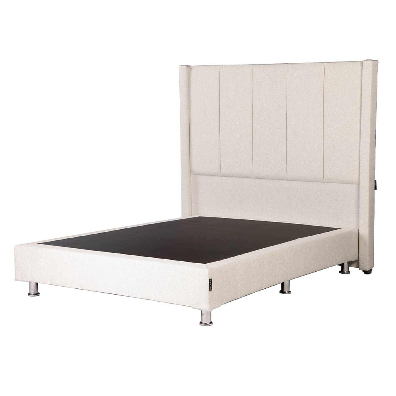 Colchón Matrimonal Spring Air LeMans con Cabecera Nizza y Box Columbia Beige