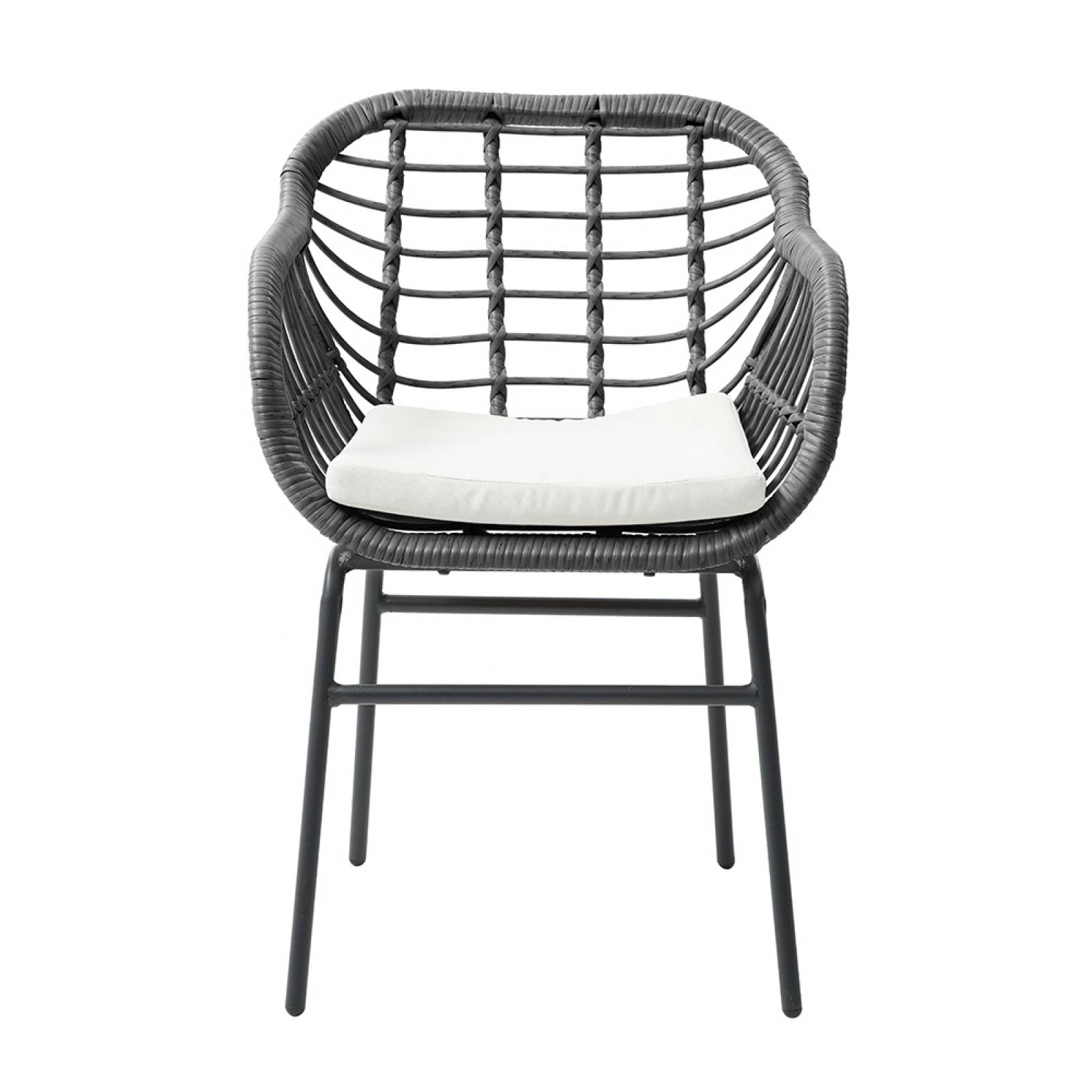 Silla de exterior Alterego Nikosi Gris