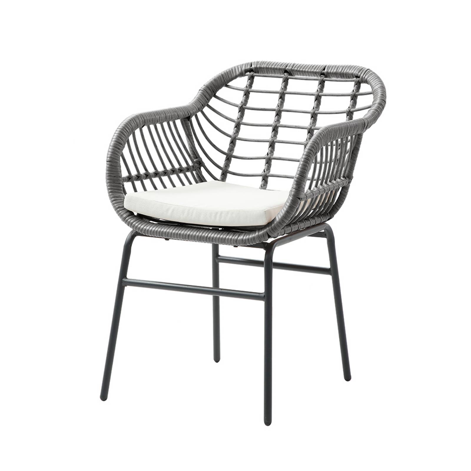 Silla de exterior Alterego Nikosi Gris