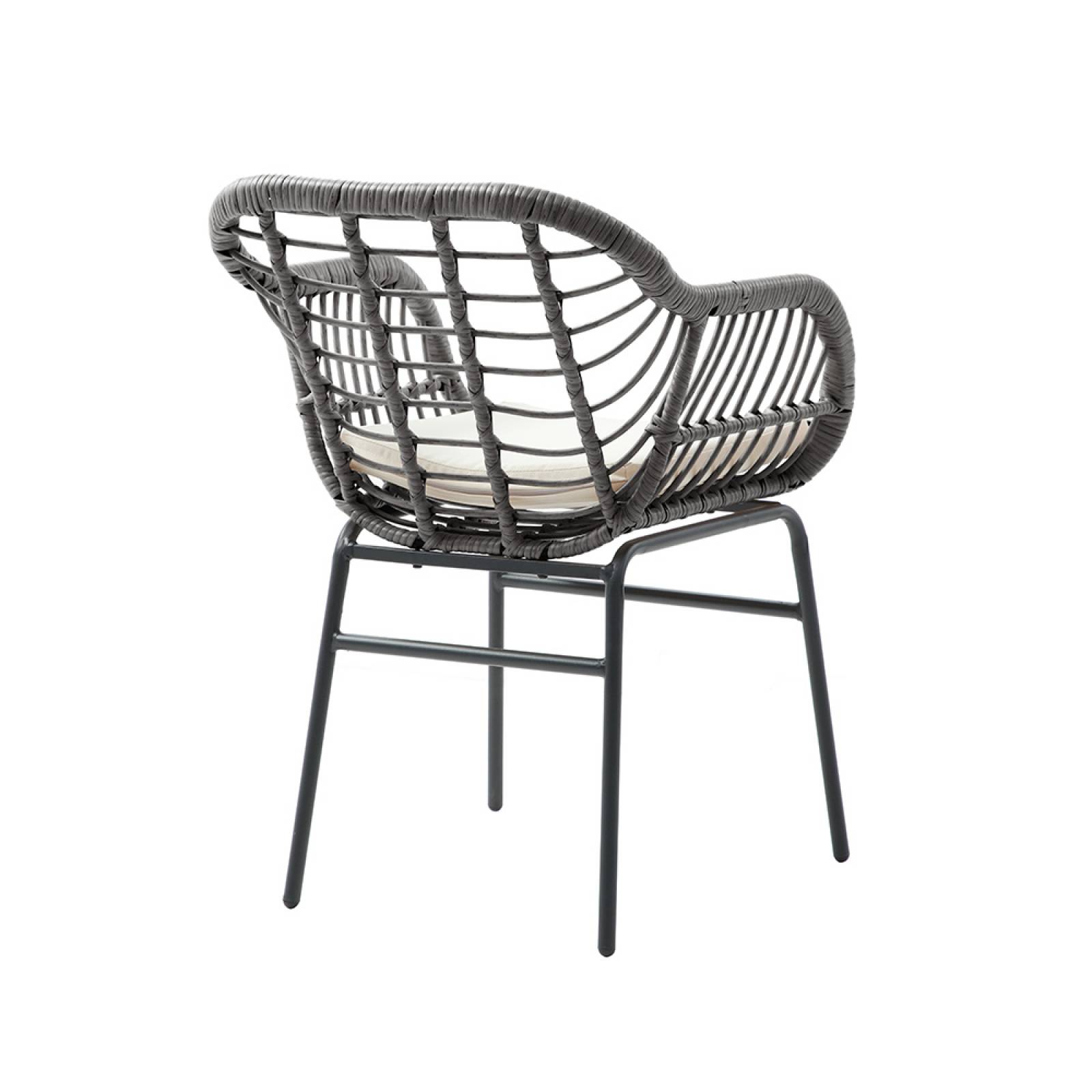 Silla de exterior Alterego Nikosi Gris