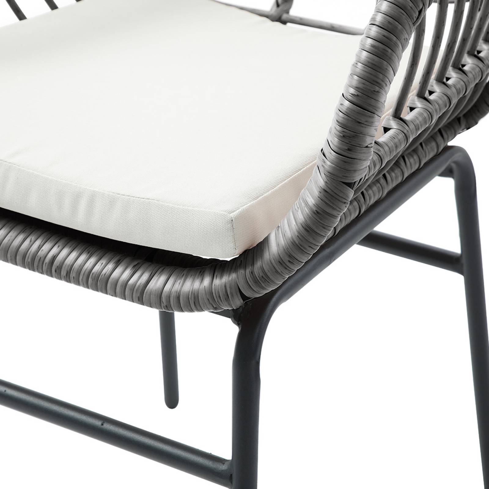 Silla de exterior Alterego Nikosi Gris