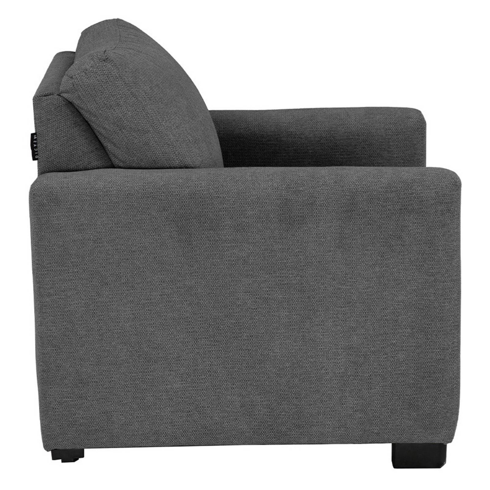 Sillon 1 Plaza Dicasa Gales Gris. Entregas solo CDMX y AM.