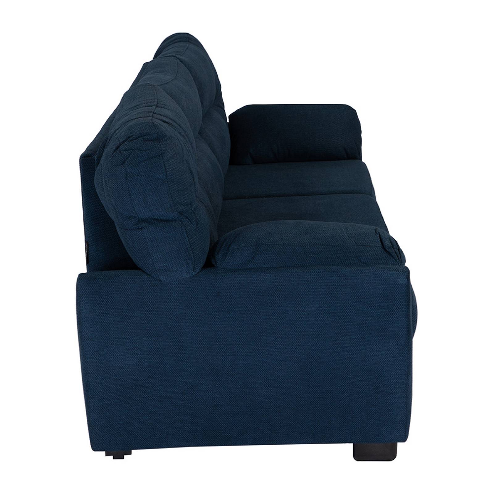 Sofa 3 Plazas Dicasa Monza Azul. Entregas solo CDMX y AM