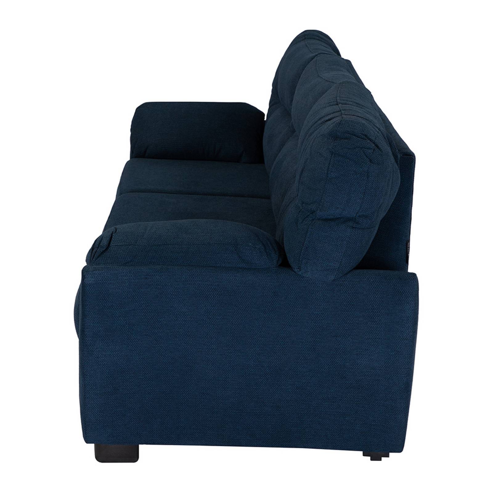 Sofa 3 Plazas Dicasa Monza Azul. Entregas solo CDMX y AM