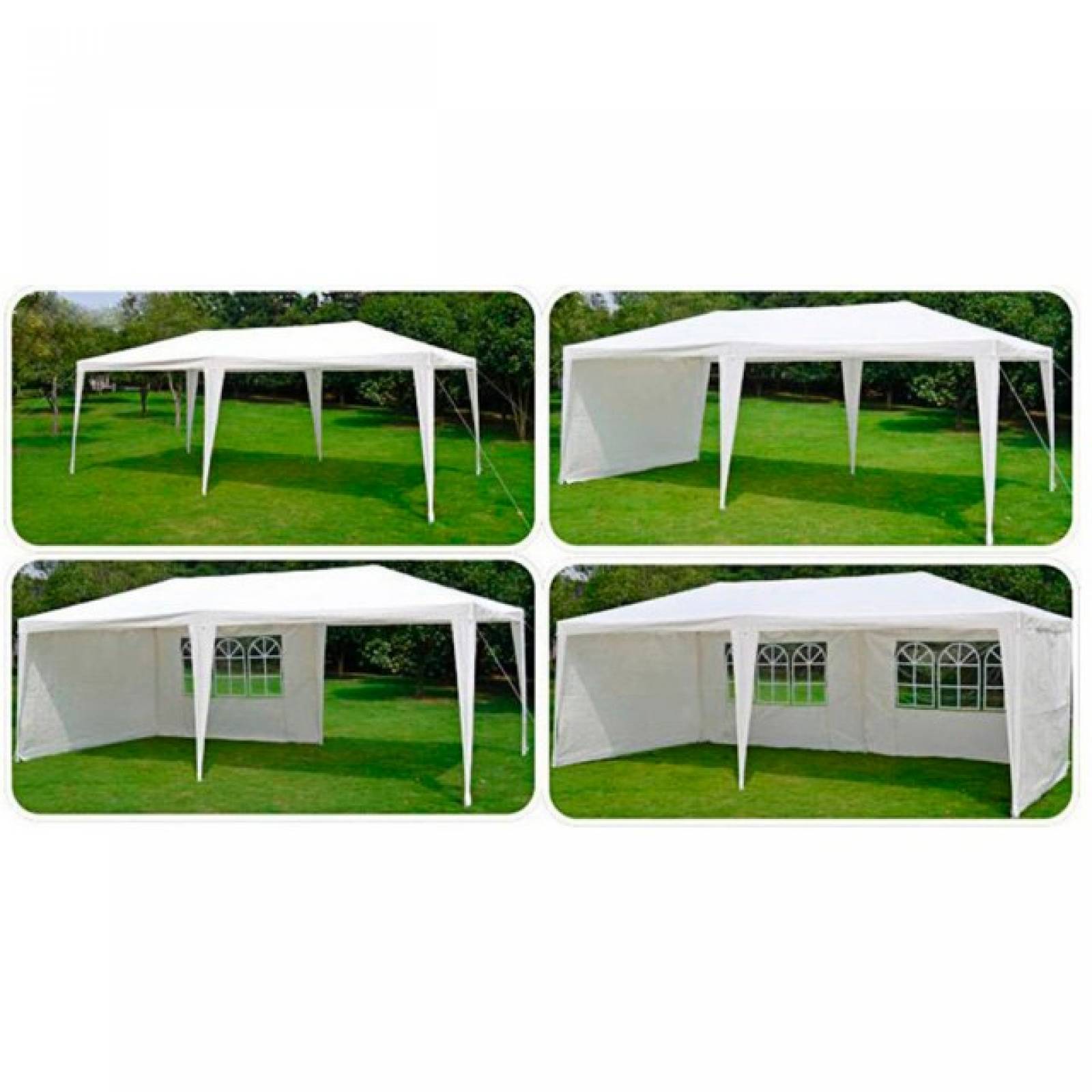 Toldo armable 3x6 con paredes para jardí­n